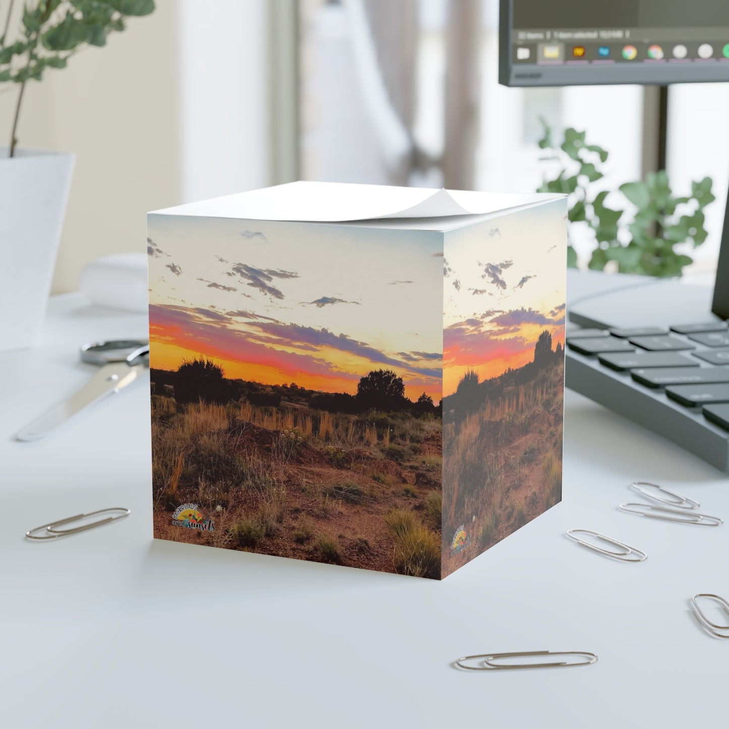 Sunset Note Cube