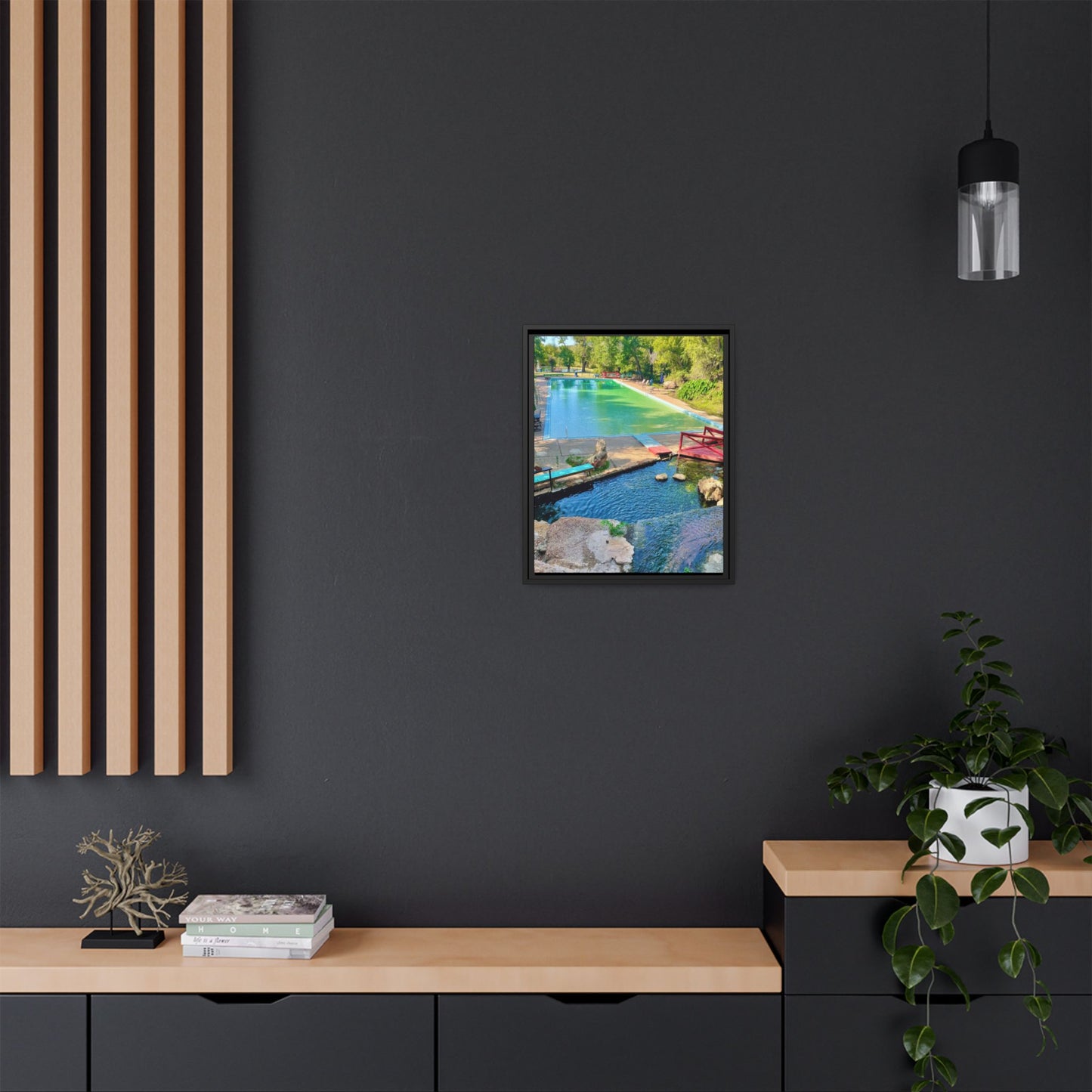Matte Canvas, Framed (Multi-color)