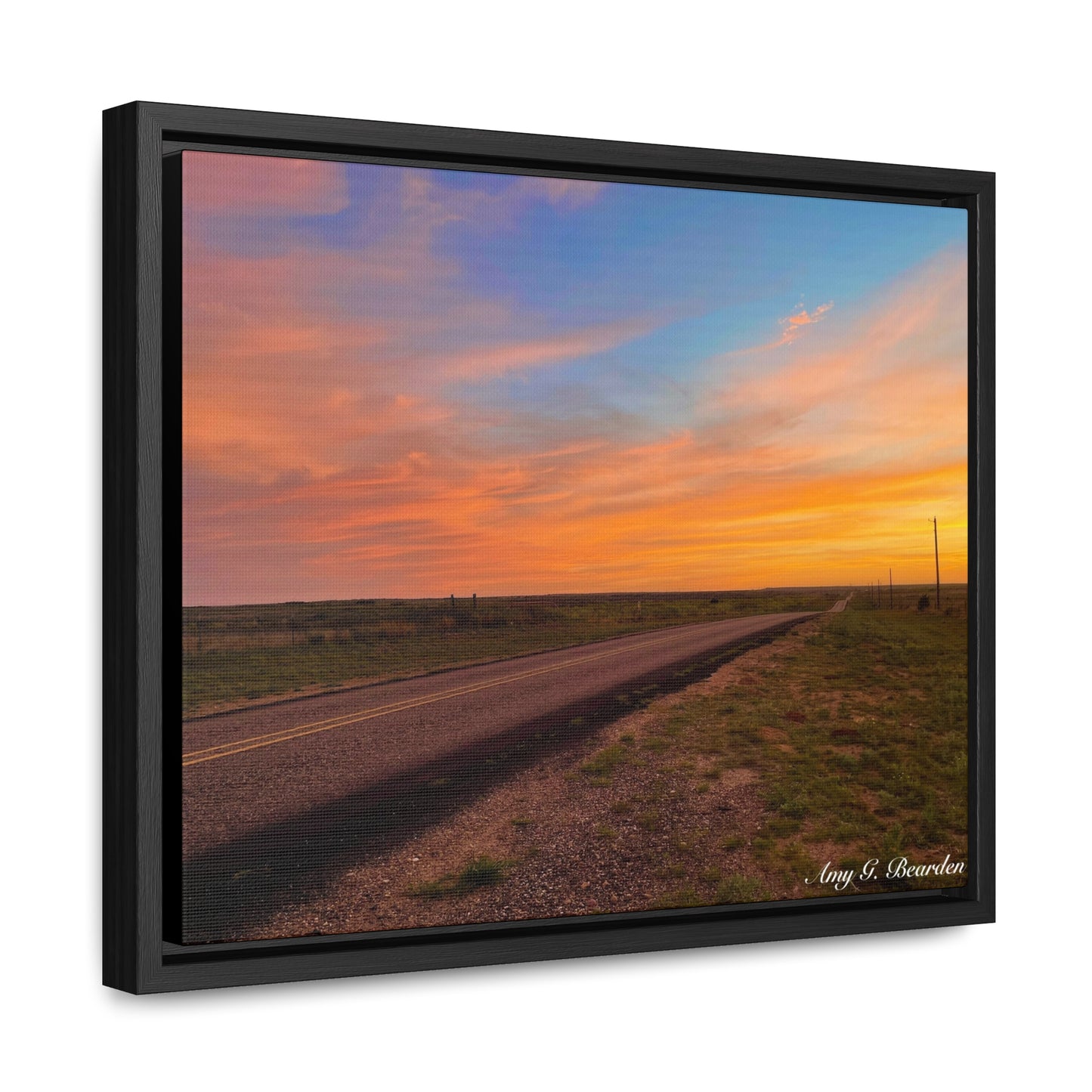 Fire and Ice Gallery Canvas Wraps, Horizontal Frame