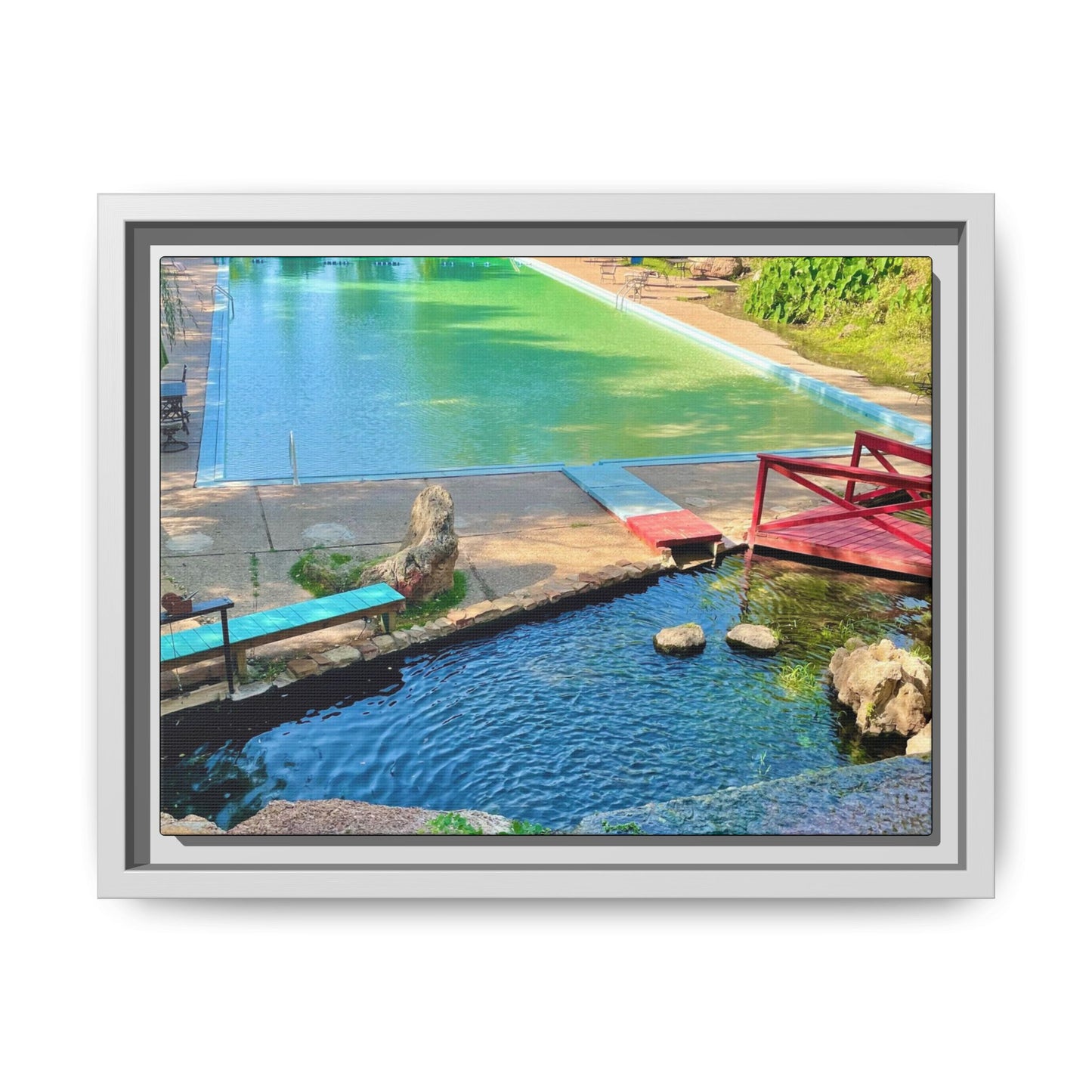 Matte Canvas, Framed (Multi-color)