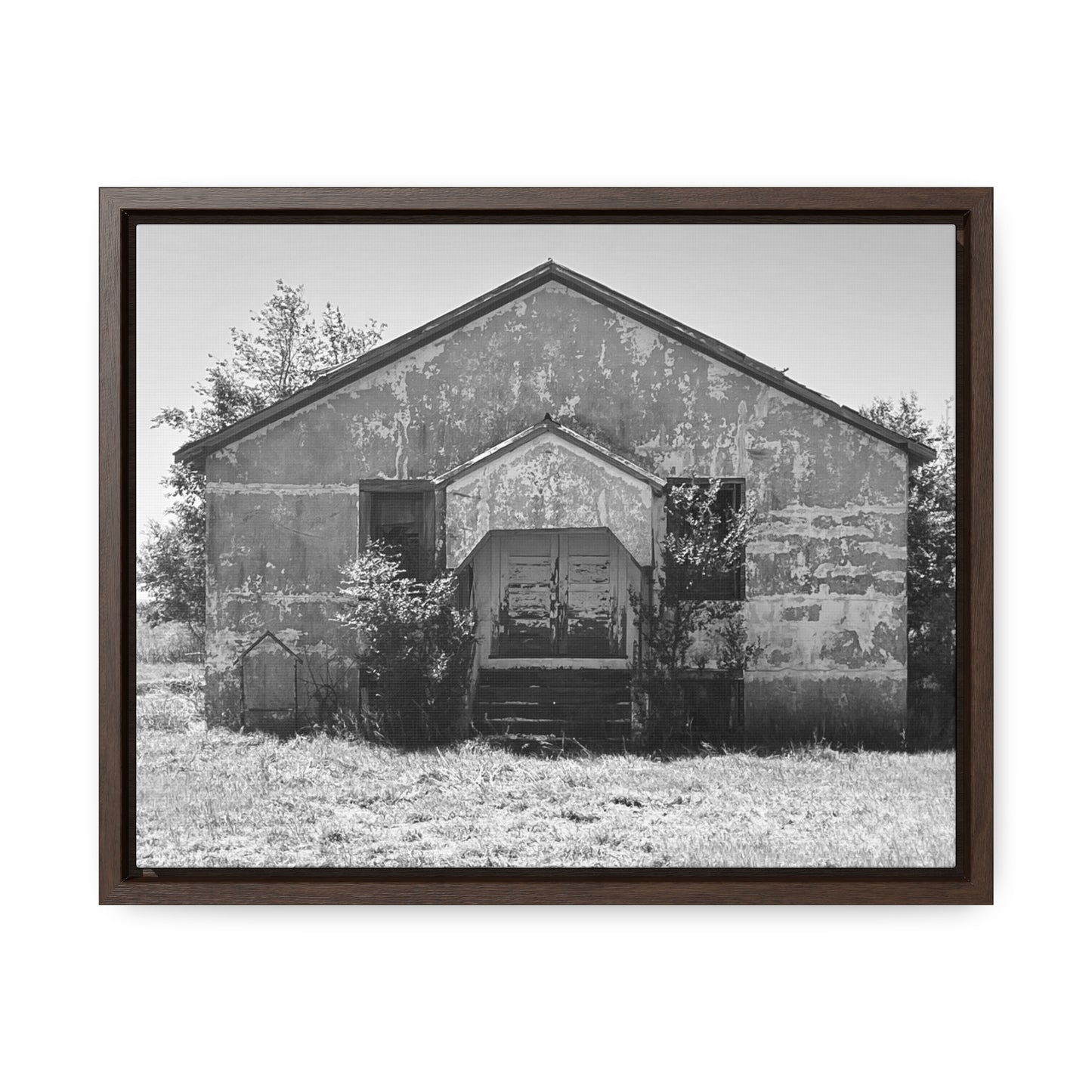Old Abandoned Church, Gallery Canvas Wraps, Horizontal Frame