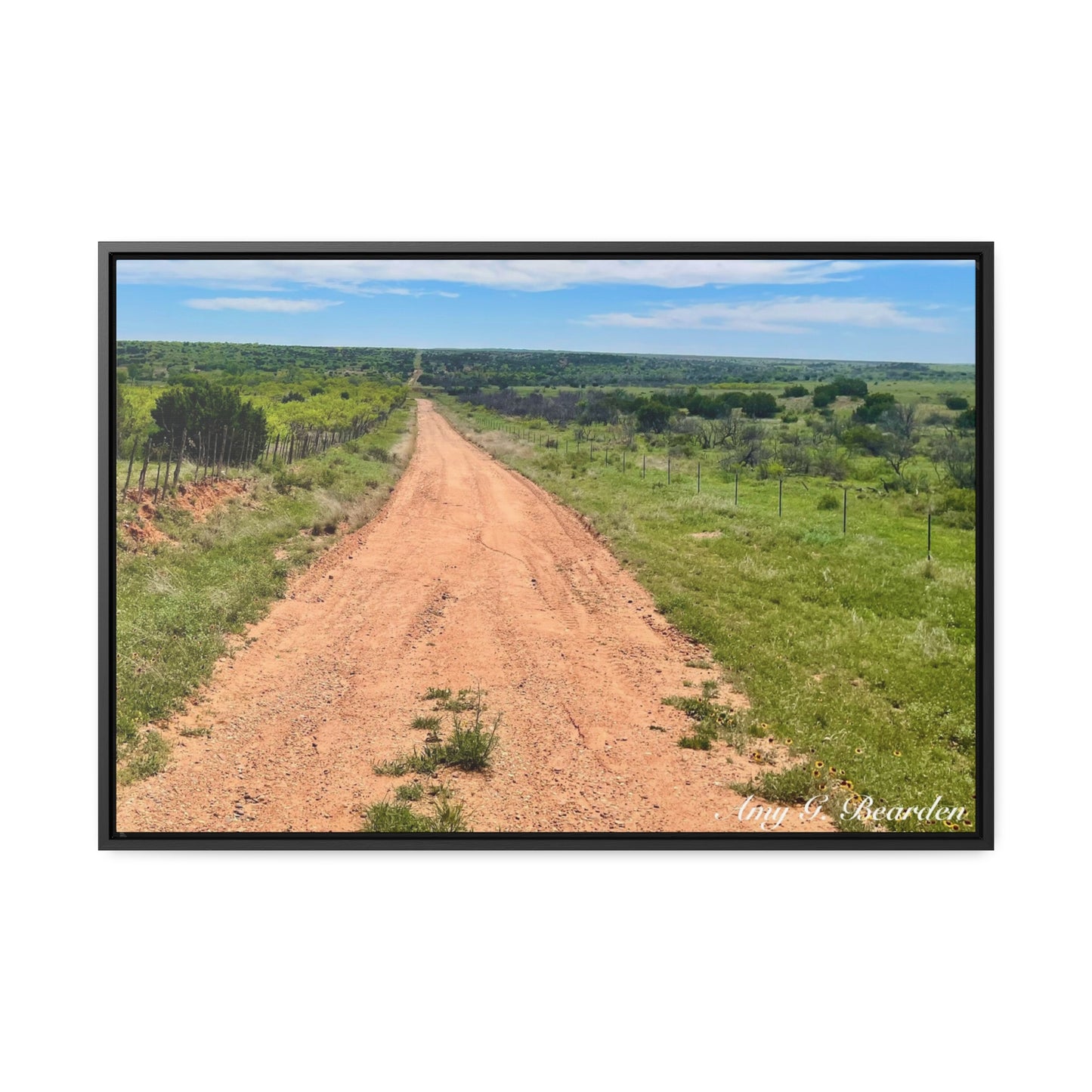 Red Dirt Road, Gallery Canvas Wraps, Horizontal Frame