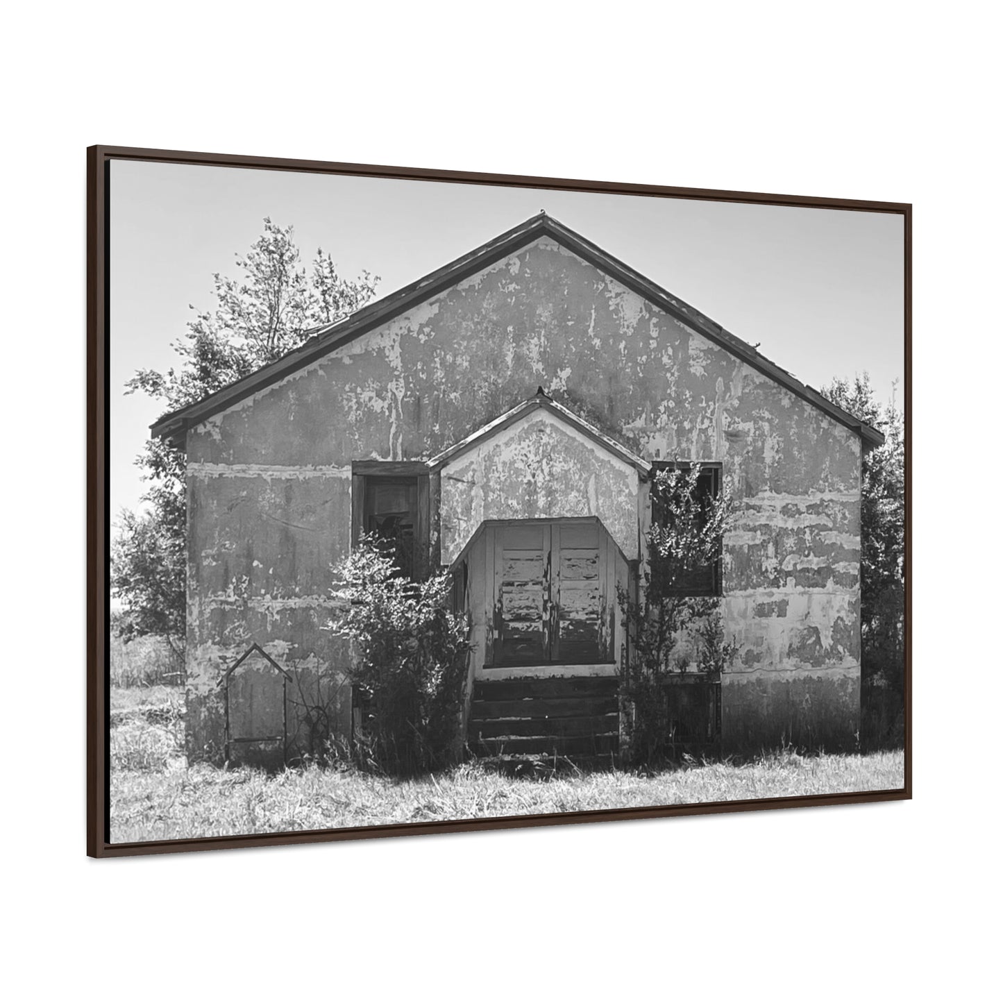 Old Abandoned Church, Gallery Canvas Wraps, Horizontal Frame