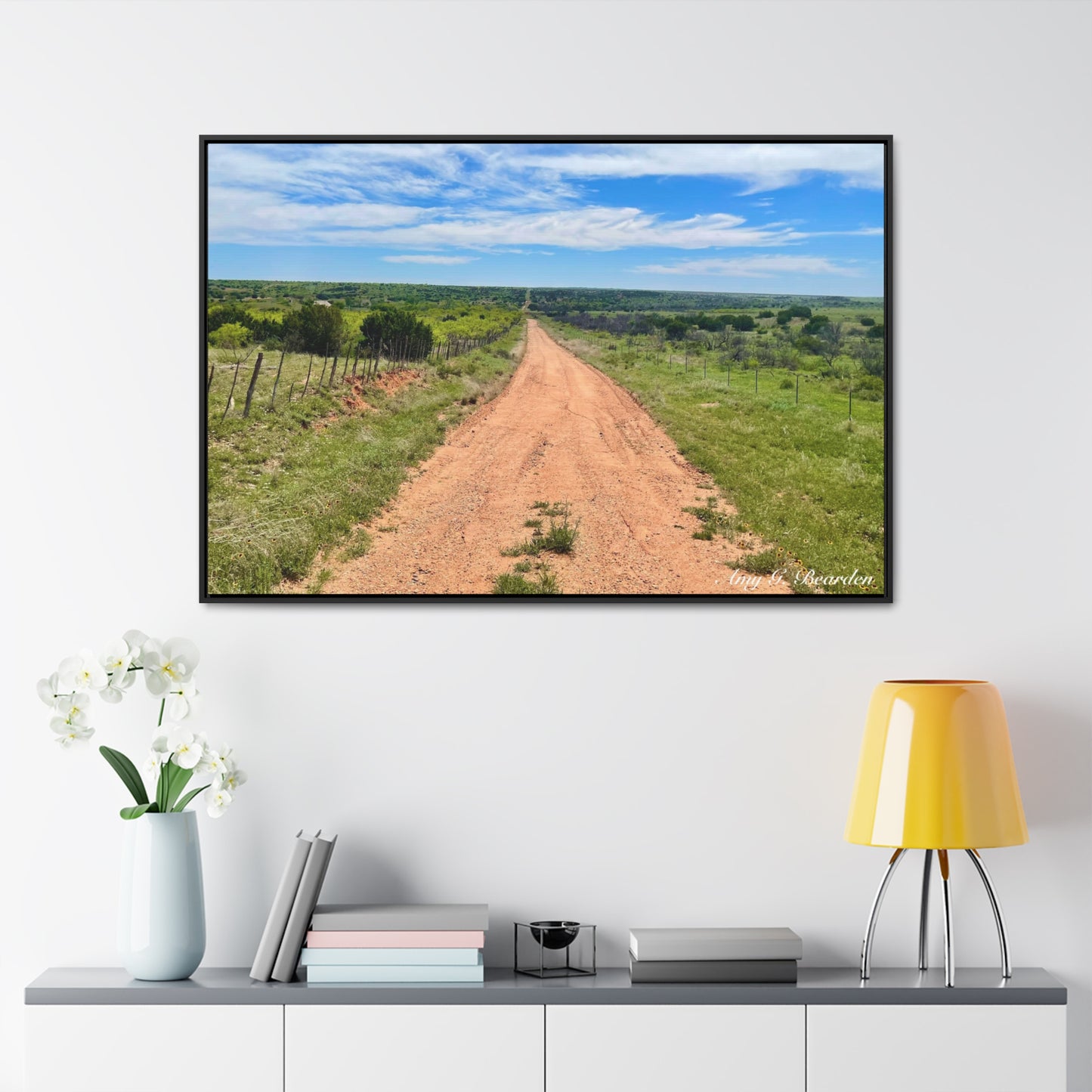 Red Dirt Road, Gallery Canvas Wraps, Horizontal Frame
