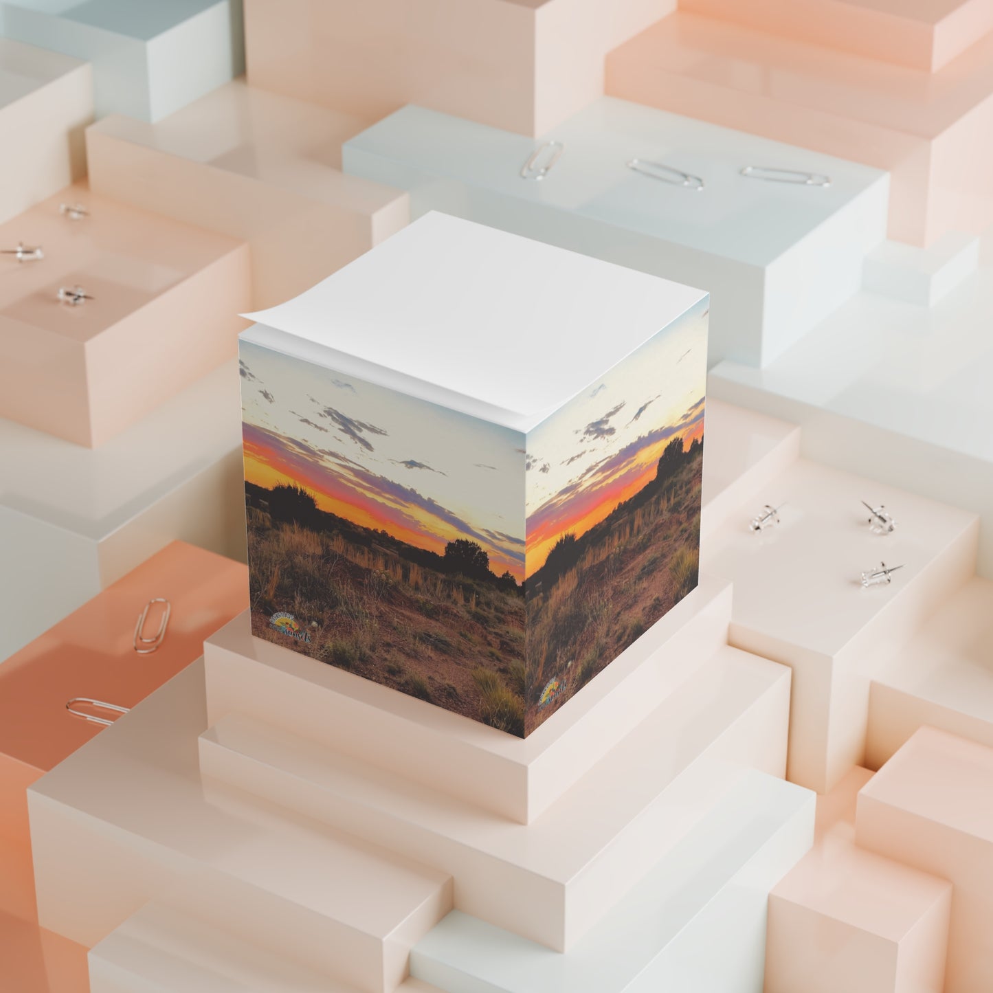 Sunset Note Cube