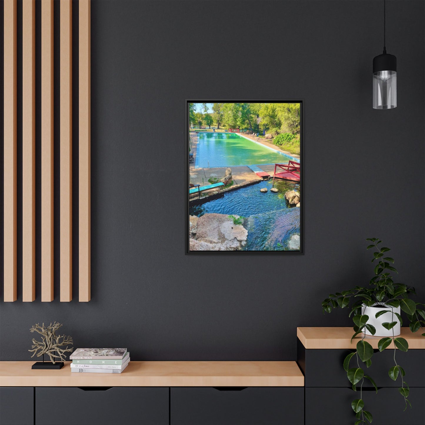 Matte Canvas, Framed (Multi-color)