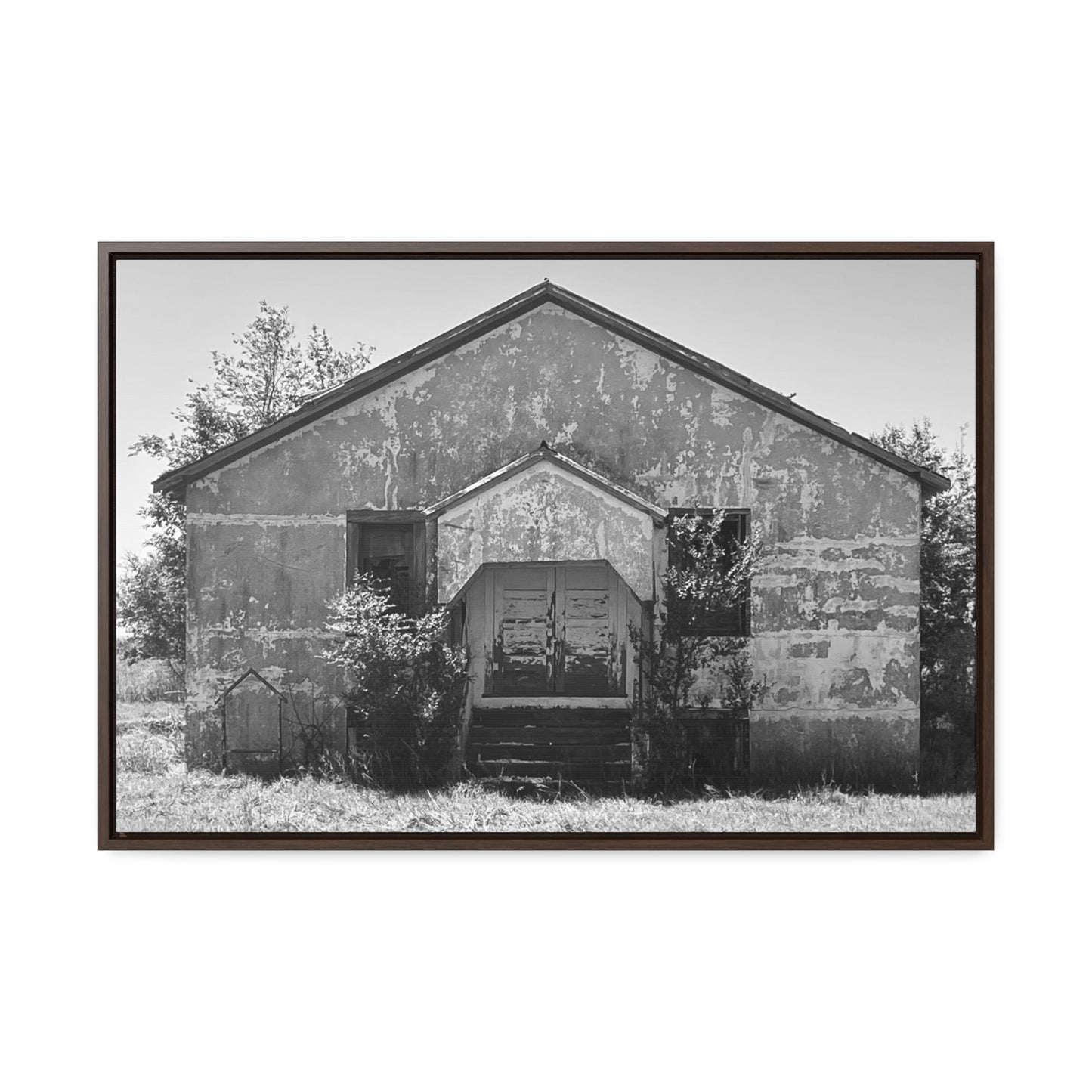 Old Abandoned Church, Gallery Canvas Wraps, Horizontal Frame
