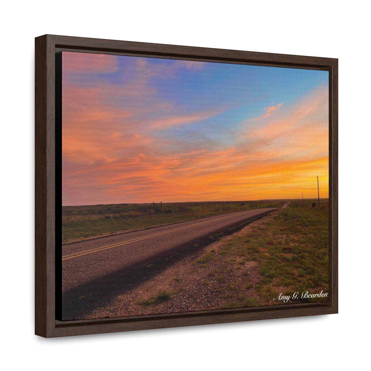 Fire and Ice Gallery Canvas Wraps, Horizontal Frame