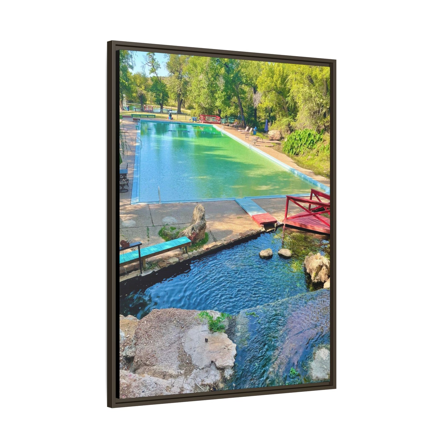Matte Canvas, Framed (Multi-color)