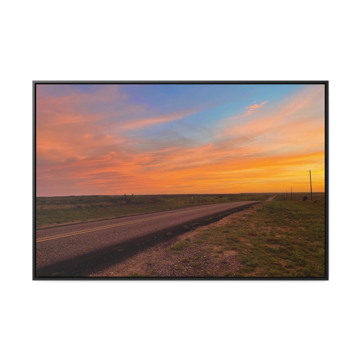 Fire and Ice Gallery Canvas Wraps, Horizontal Frame