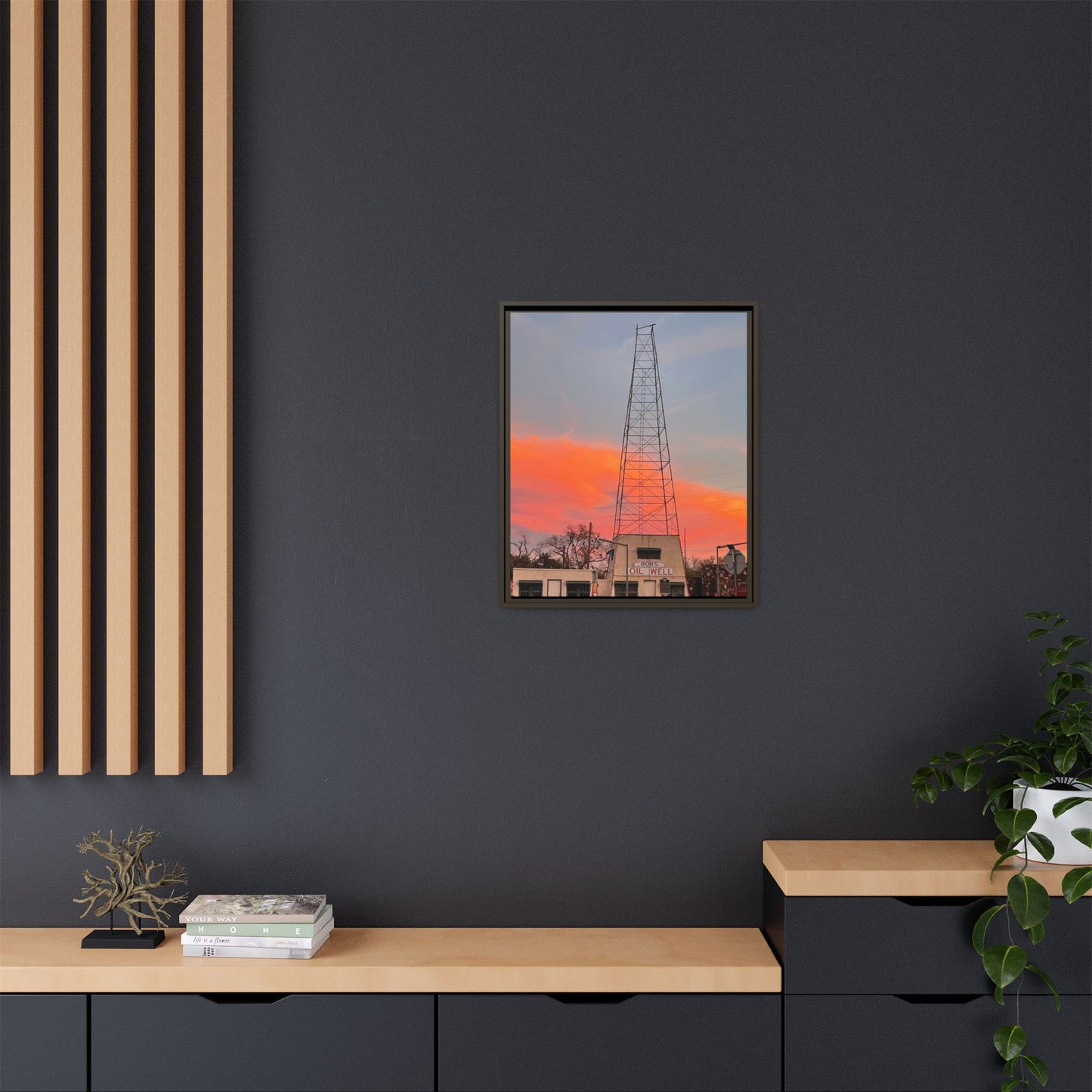 Bob's Oil Well, Gallery Canvas Wraps, Vertical Frame