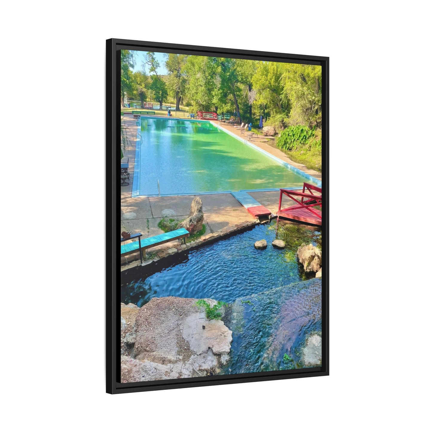 Matte Canvas, Framed (Multi-color)
