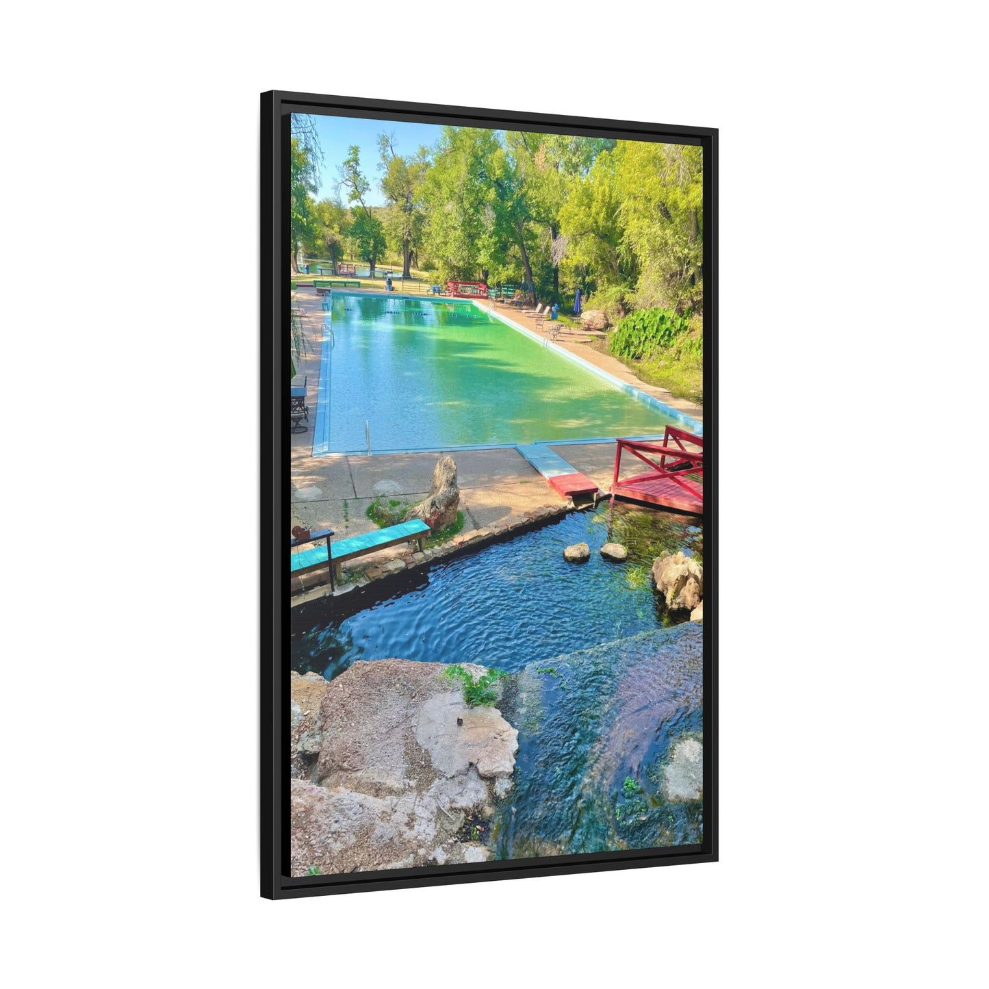 Matte Canvas, Framed (Multi-color)