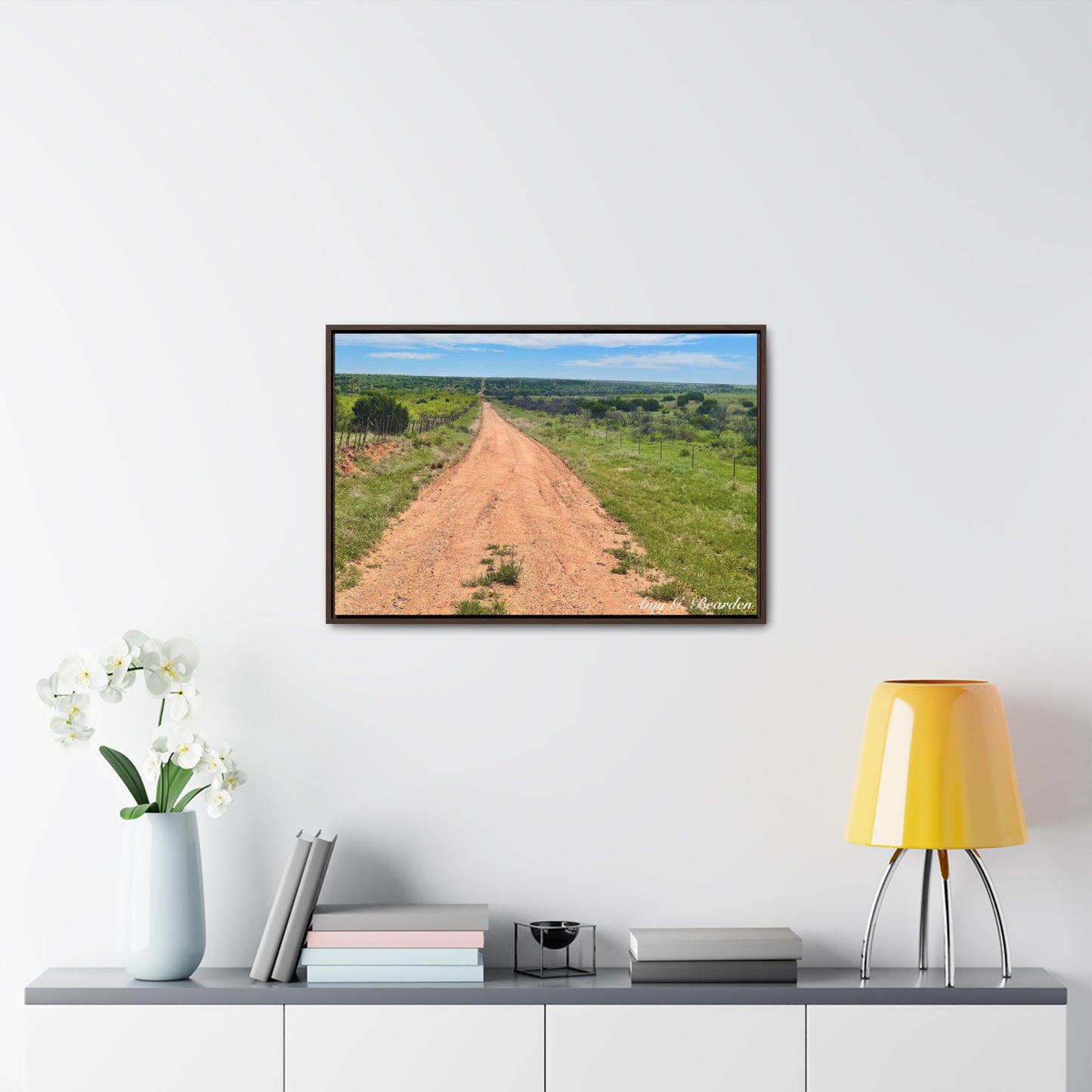 Red Dirt Road, Gallery Canvas Wraps, Horizontal Frame