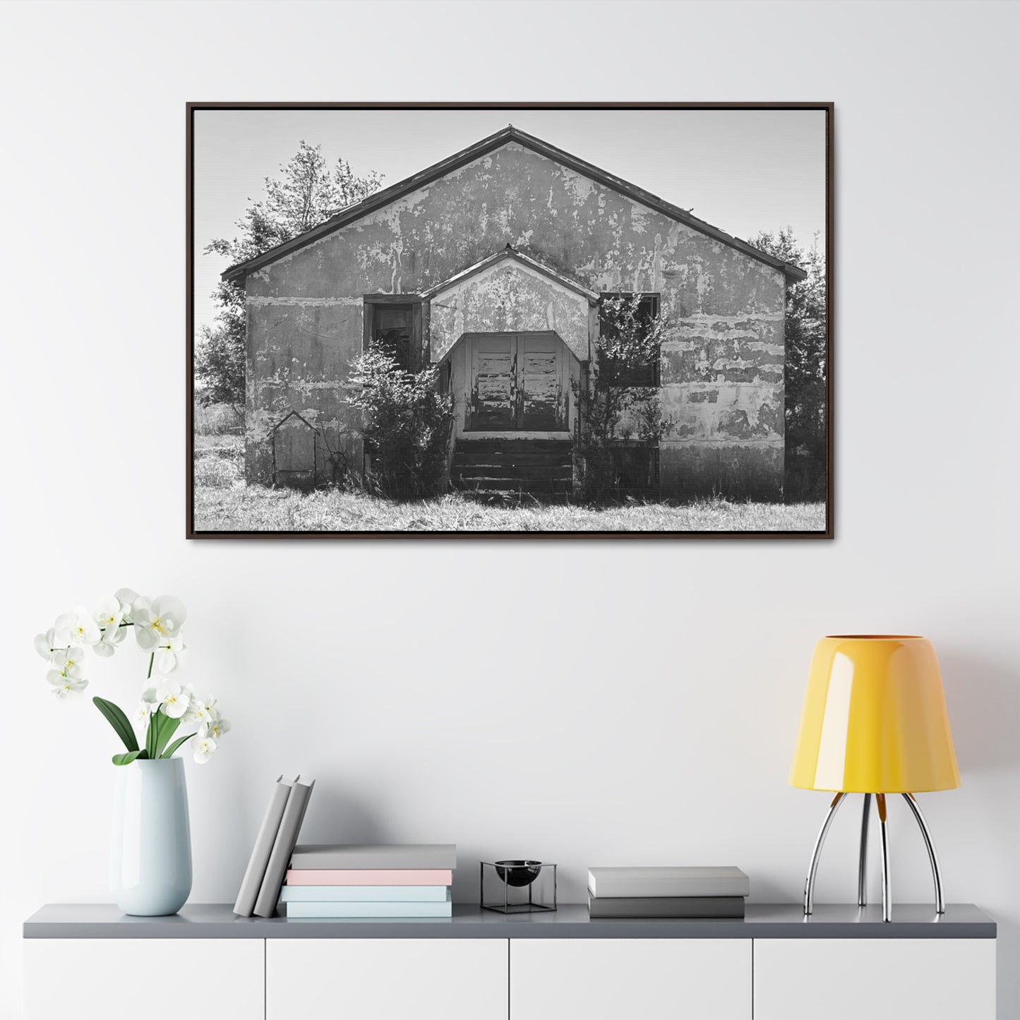 Old Abandoned Church, Gallery Canvas Wraps, Horizontal Frame