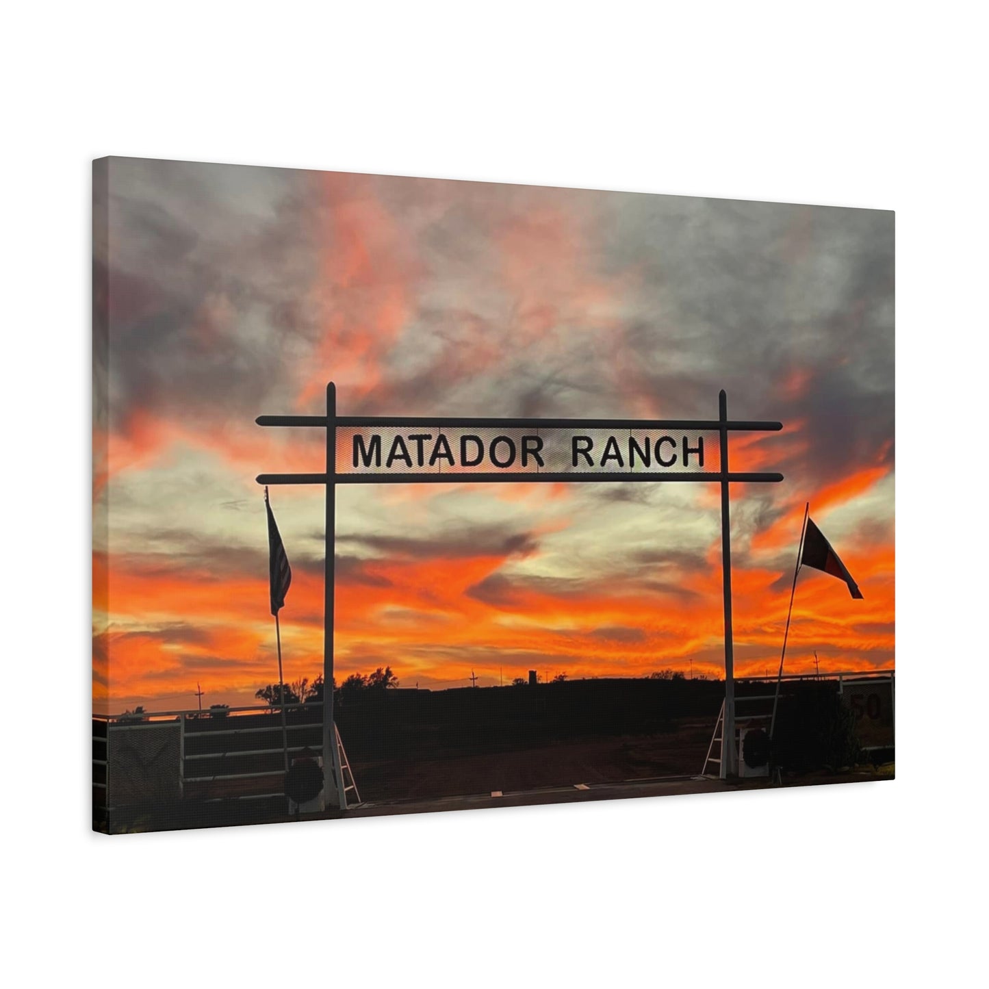 Ranch Entrance, Matte Canvas, Stretched, 1.25"