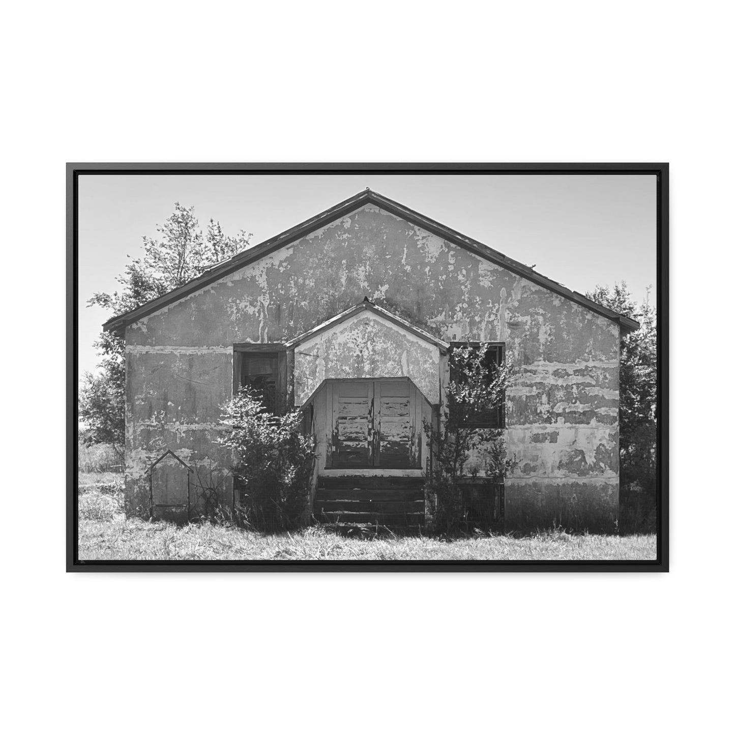 Old Abandoned Church, Gallery Canvas Wraps, Horizontal Frame