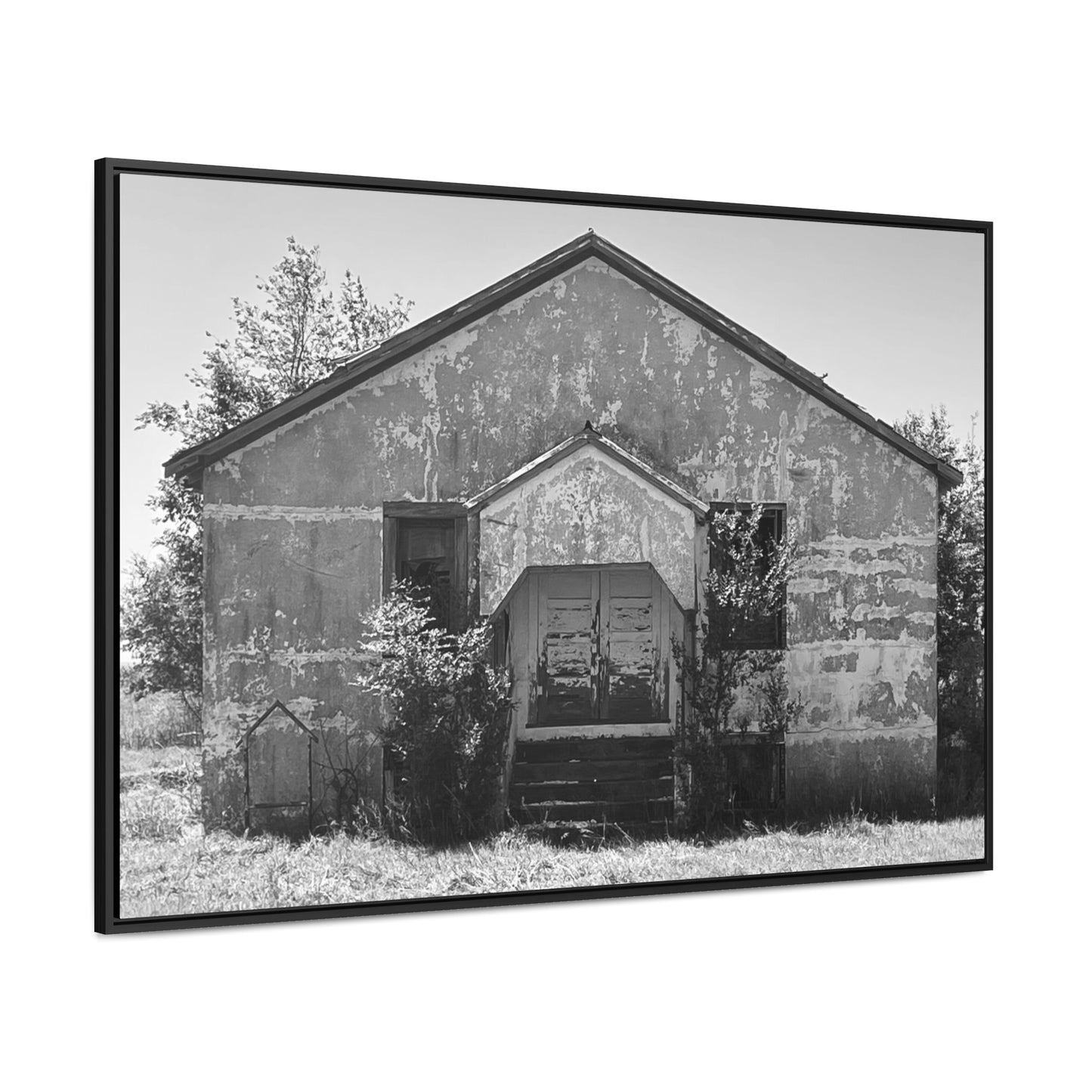Old Abandoned Church, Gallery Canvas Wraps, Horizontal Frame