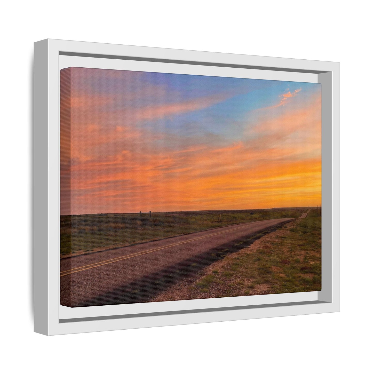 Fire and Ice Gallery Canvas Wraps, Horizontal Frame