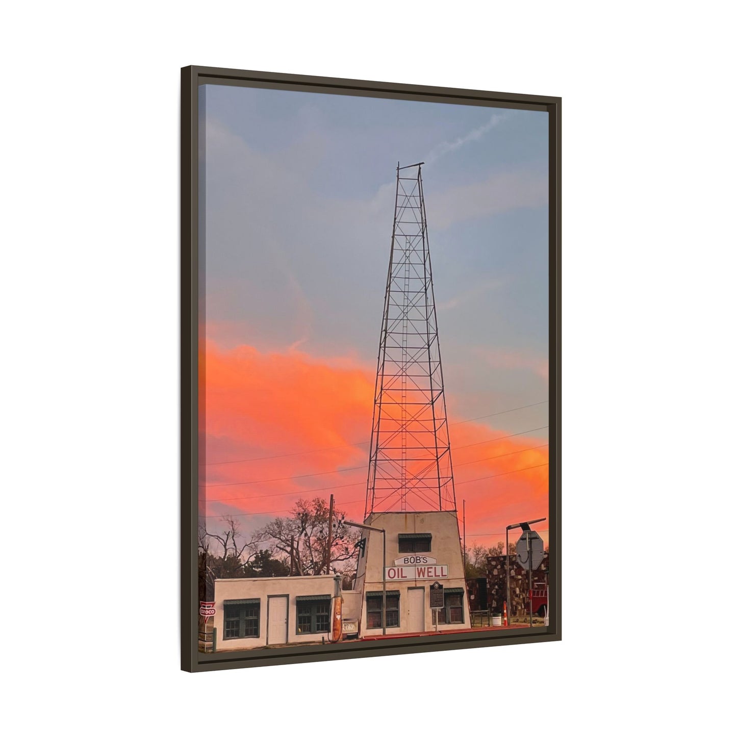 Bob's Oil Well, Gallery Canvas Wraps, Vertical Frame