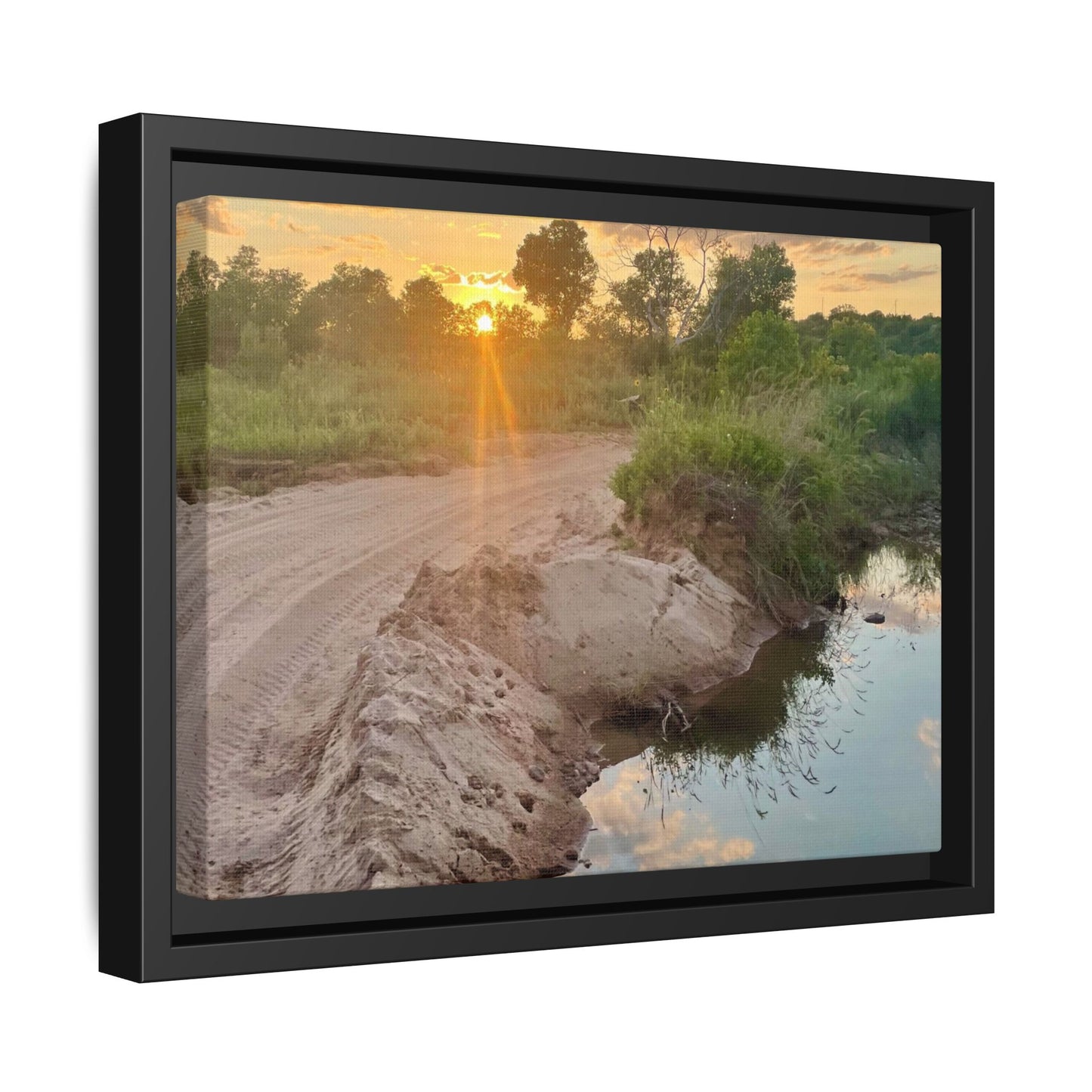 Matte Canvas, Framed (Multi-color)