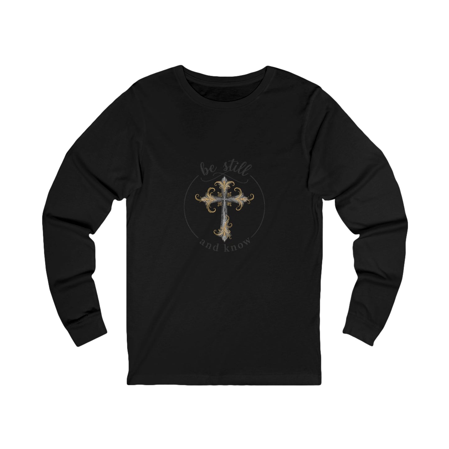 Be Still and Know, Unisex Jersey Long Sleeve Tee