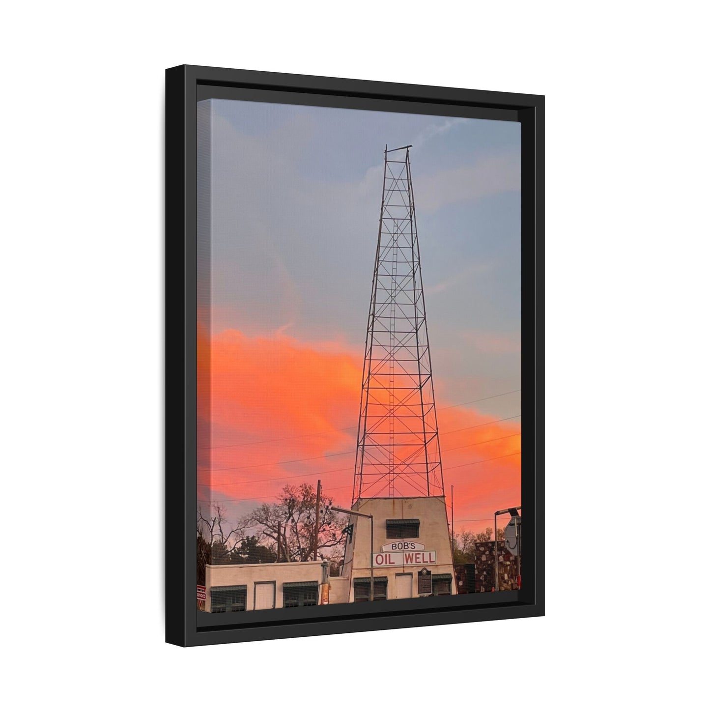 Bob's Oil Well, Gallery Canvas Wraps, Vertical Frame