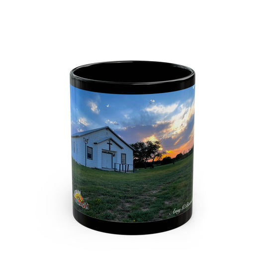 Church Sunset, Black Mug (11oz, 15oz)