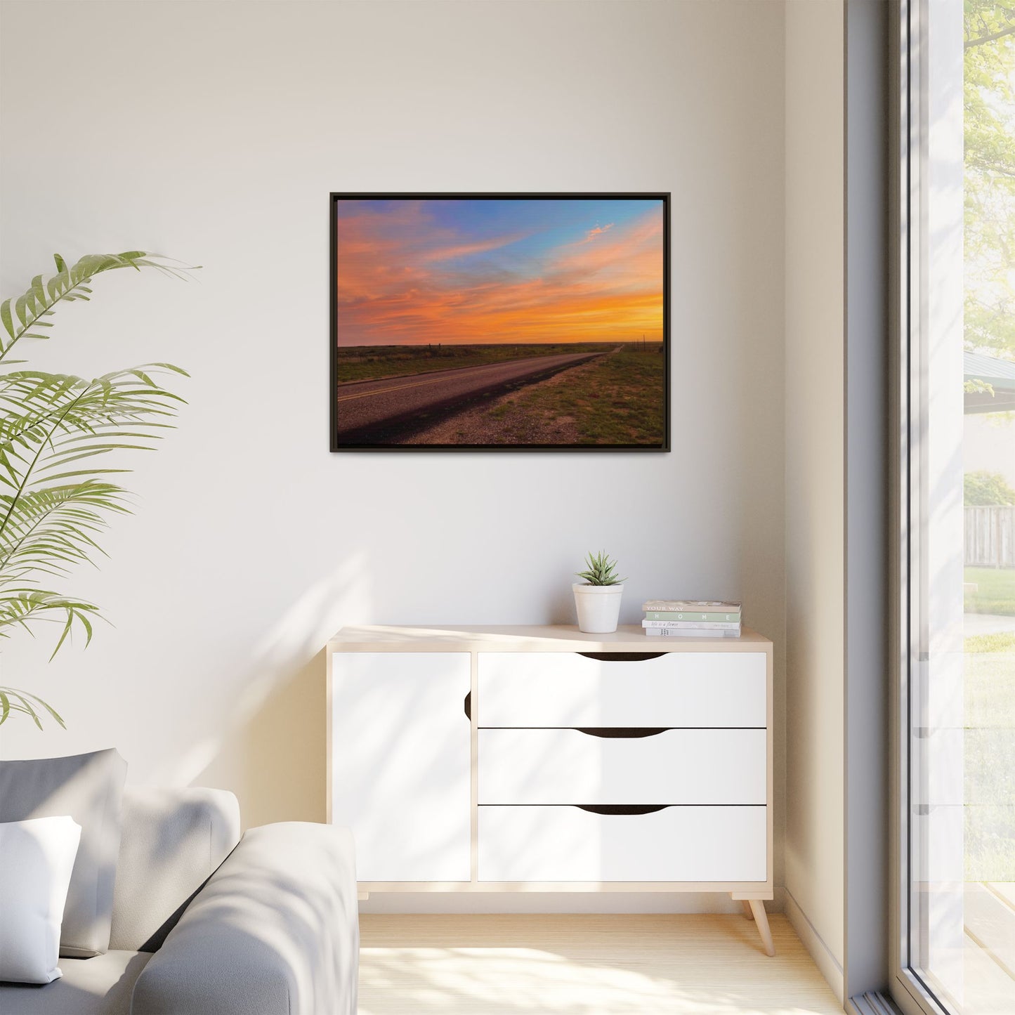 Fire and Ice Gallery Canvas Wraps, Horizontal Frame