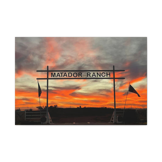 Ranch Entrance, Matte Canvas, Stretched, 1.25"