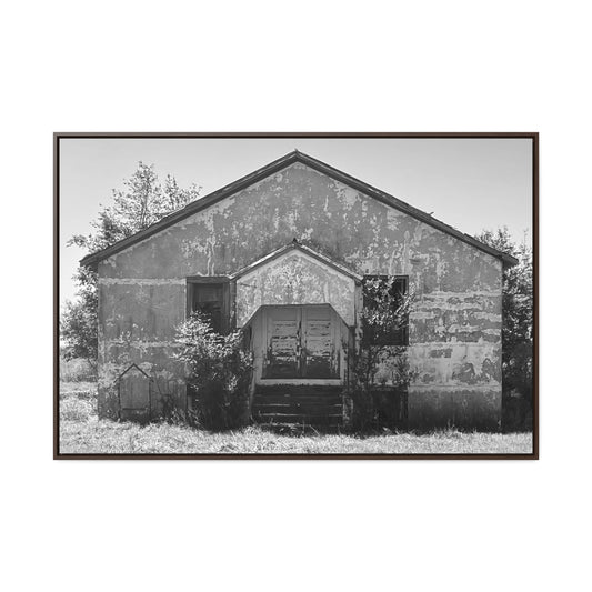 Old Abandoned Church, Gallery Canvas Wraps, Horizontal Frame