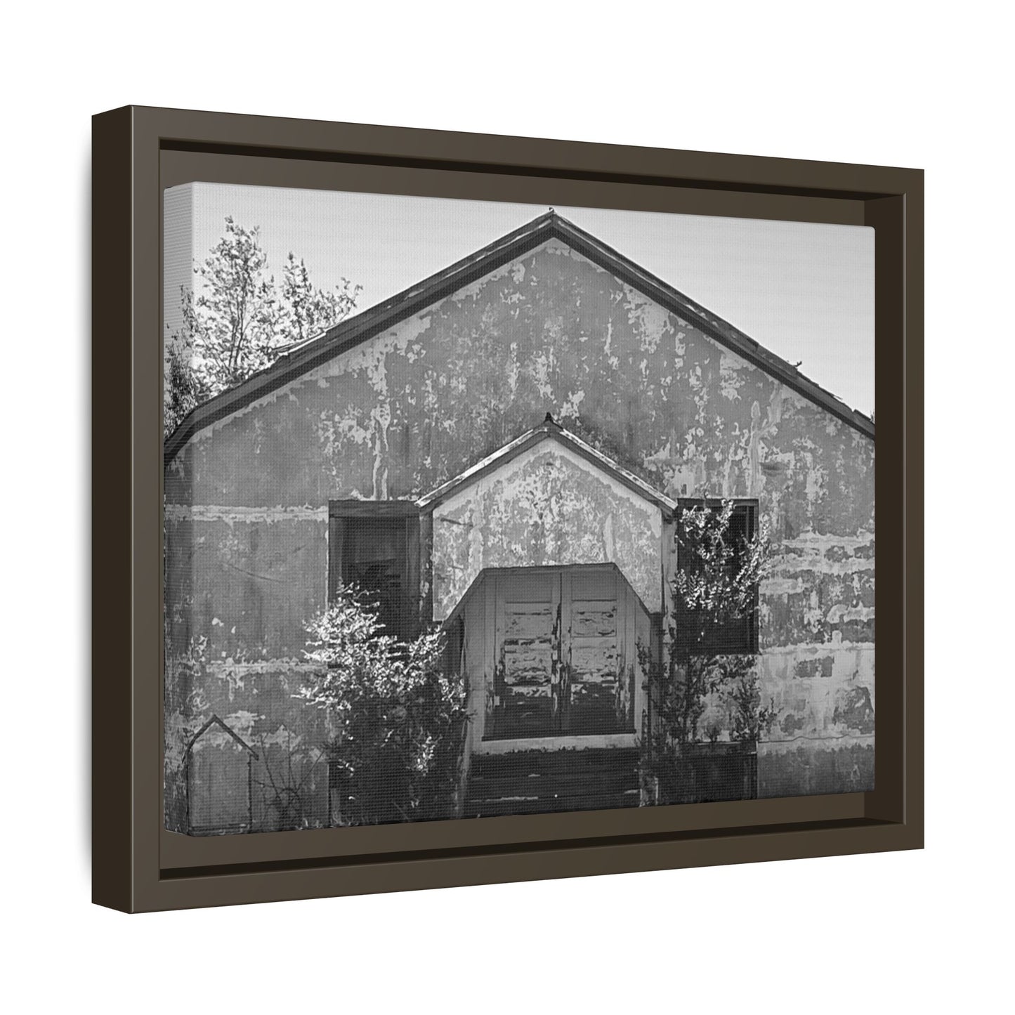 Old Abandoned Church, Gallery Canvas Wraps, Horizontal Frame
