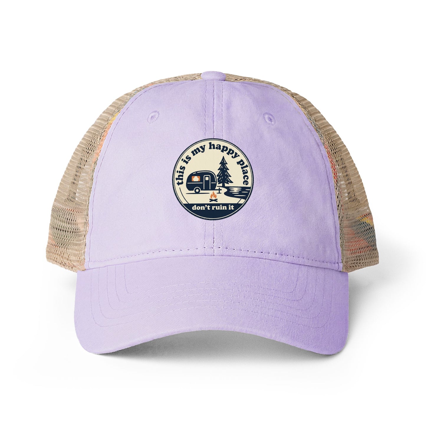 Women's Washed Mesh-Back Cap