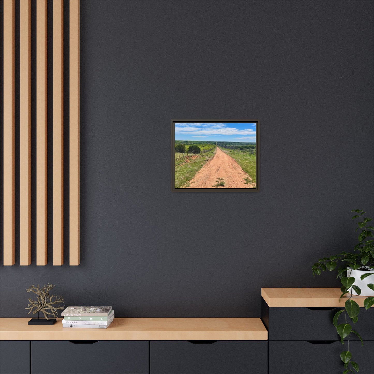 Bird Ranch Road, Matte Canvas, Framed (Multi-color)
