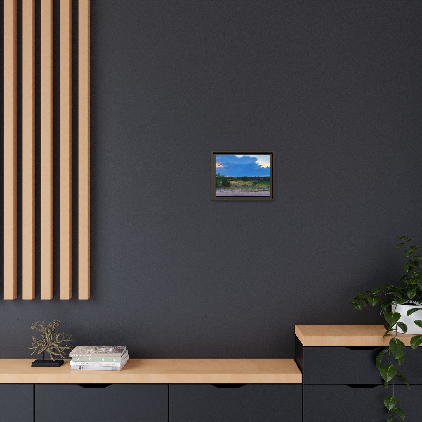 Cloudy Sunset, Gallery Canvas Wraps, Horizontal Frame