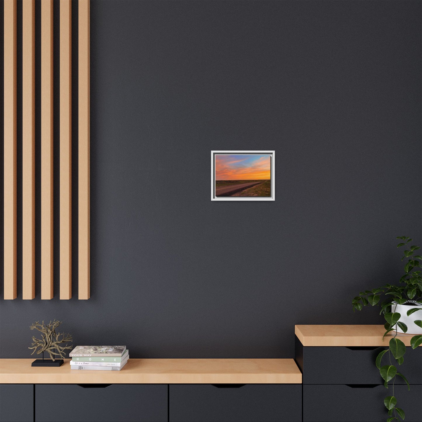 Fire and Ice Gallery Canvas Wraps, Horizontal Frame