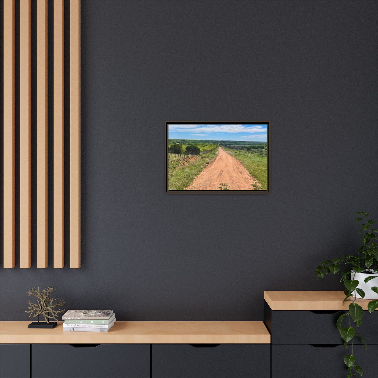 Bird Ranch Road, Matte Canvas, Framed (Multi-color)
