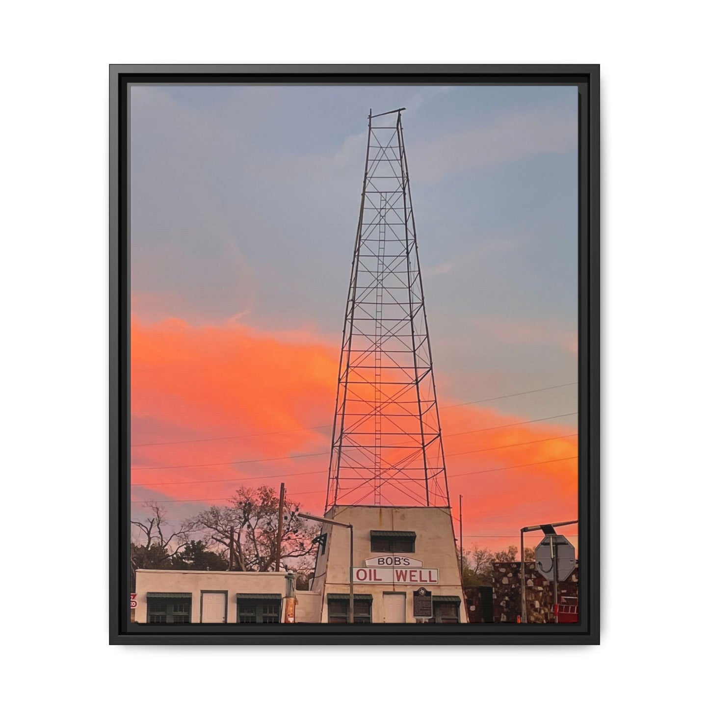 Bob's Oil Well, Gallery Canvas Wraps, Vertical Frame