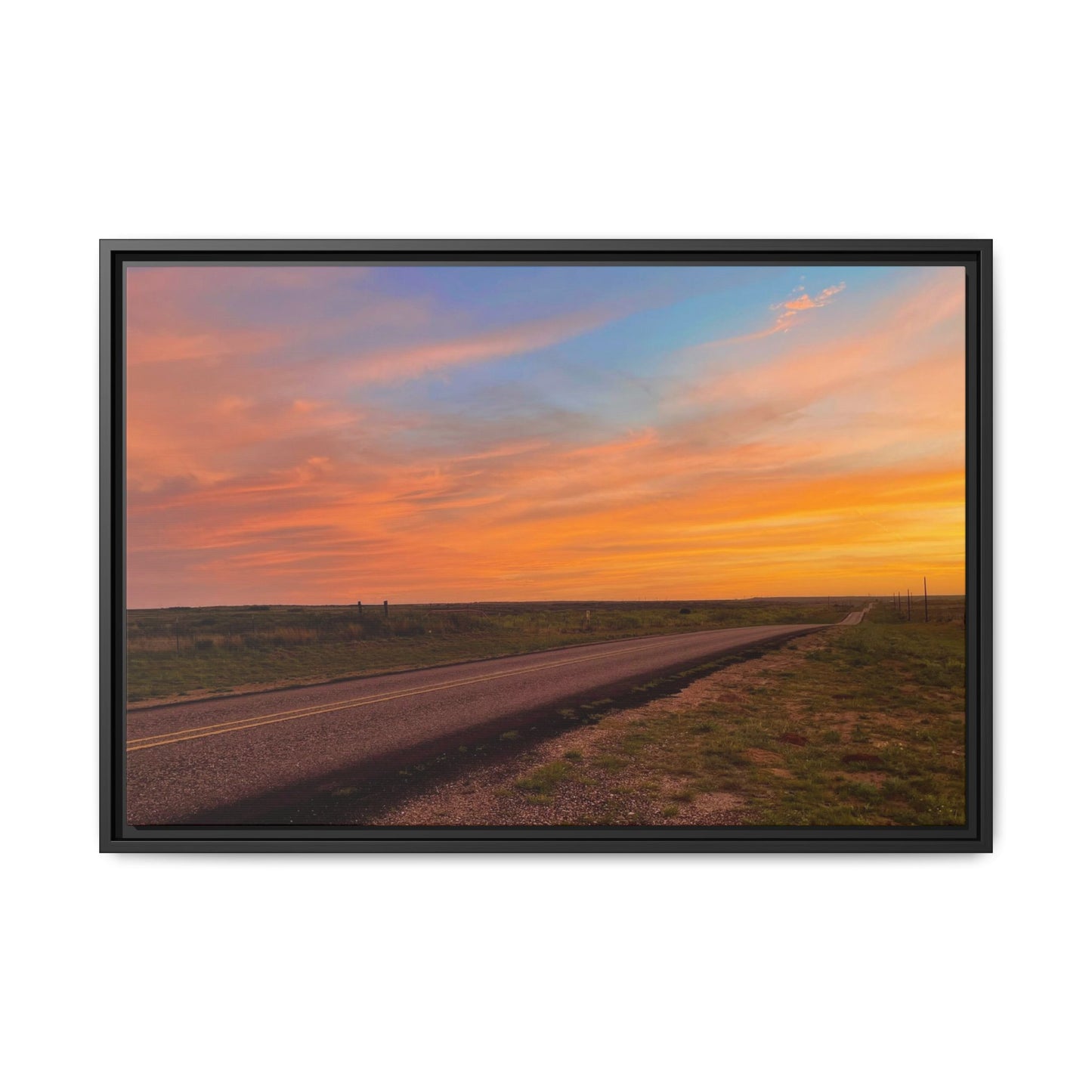 Fire and Ice Gallery Canvas Wraps, Horizontal Frame