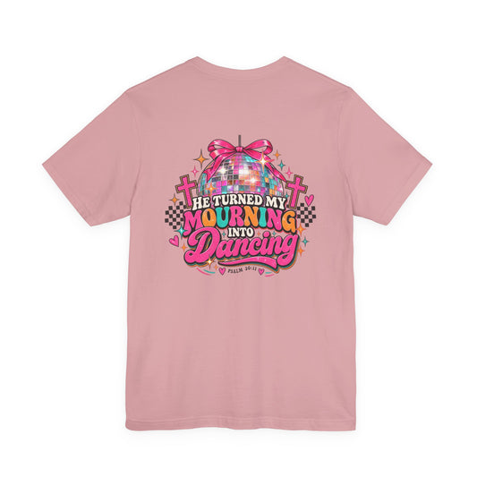 Dancing into Mourning, Unisex Jersey Short Sleeve Tee