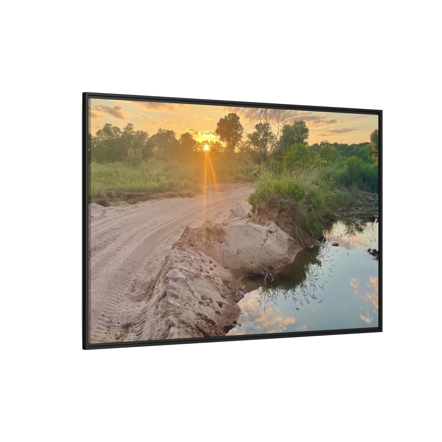 Matte Canvas, Framed (Multi-color)