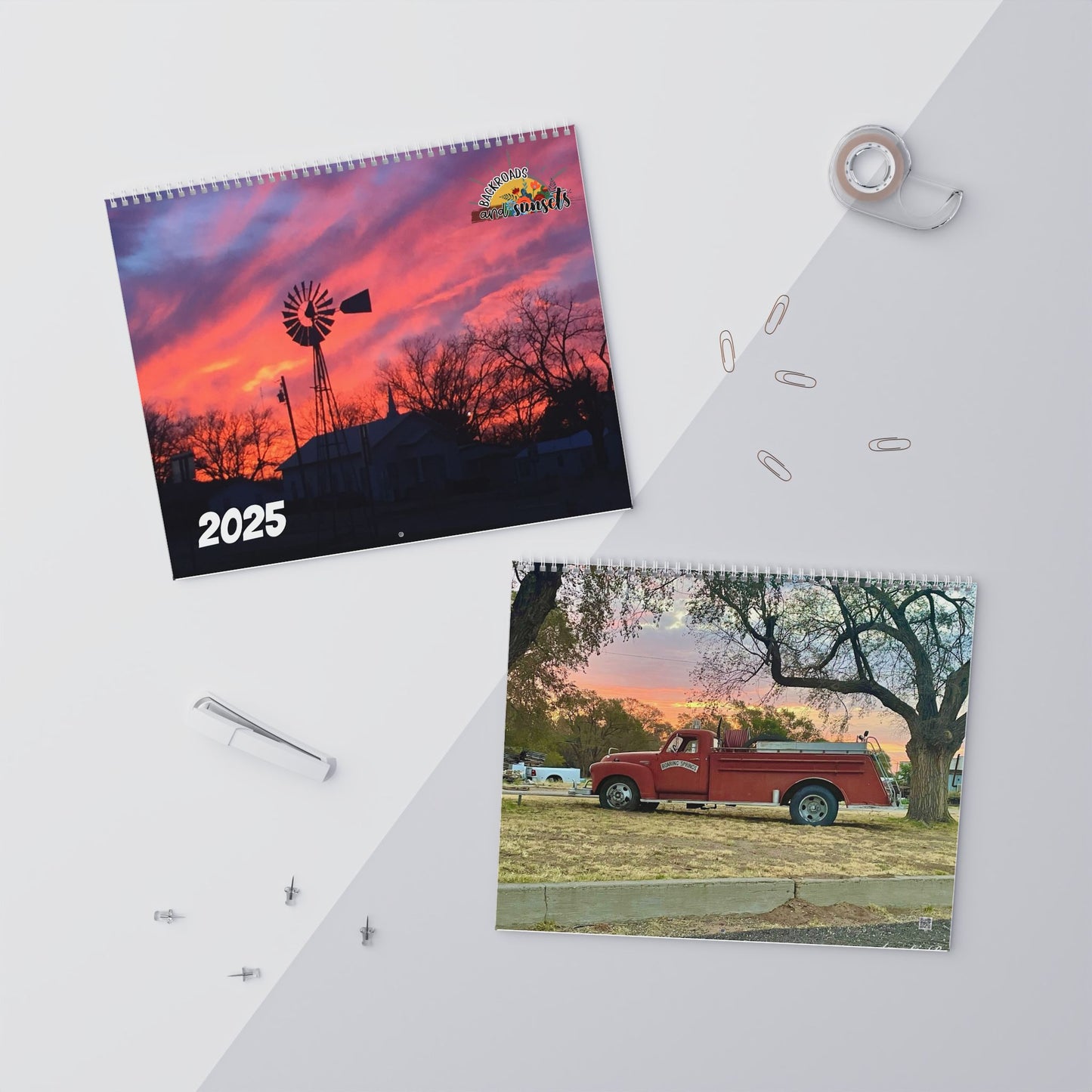 Backroads and Sunsets, Wall Calendars (2025)