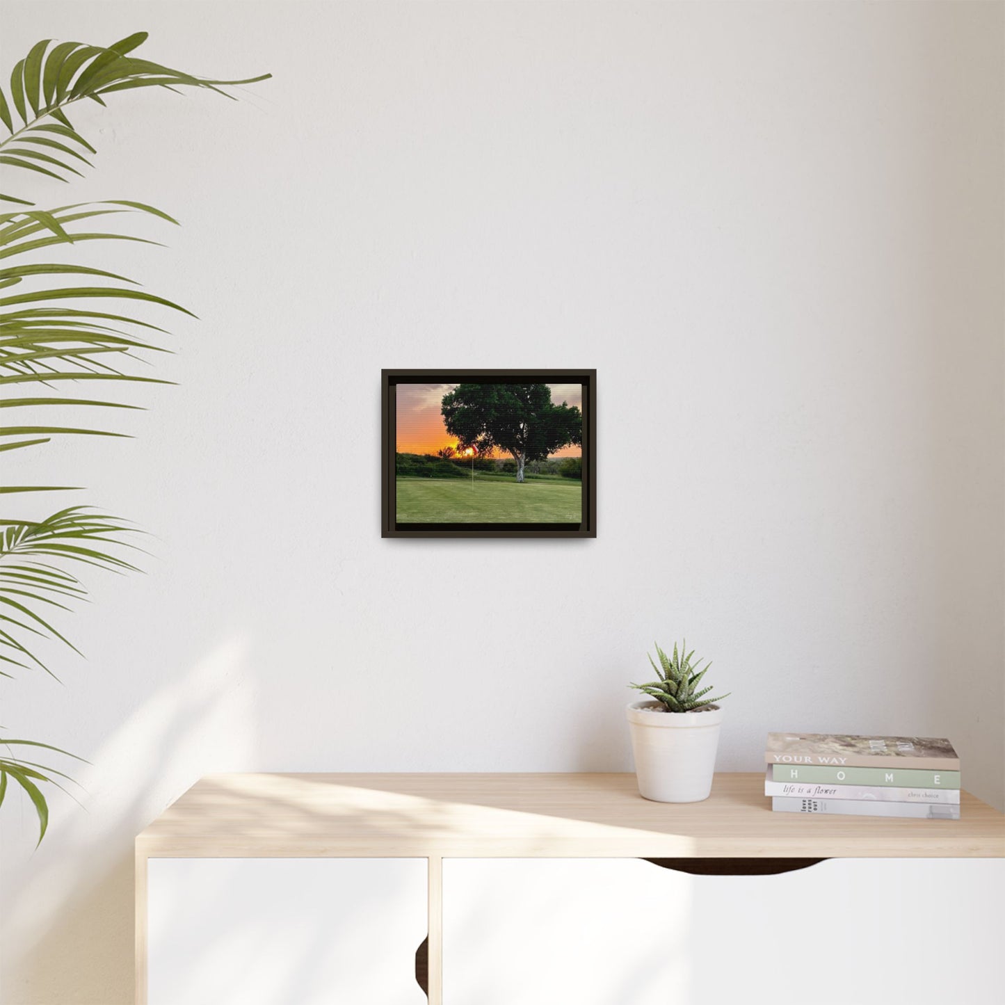 Golf Green sunset, Gallery Canvas Wraps, Horizontal Frame