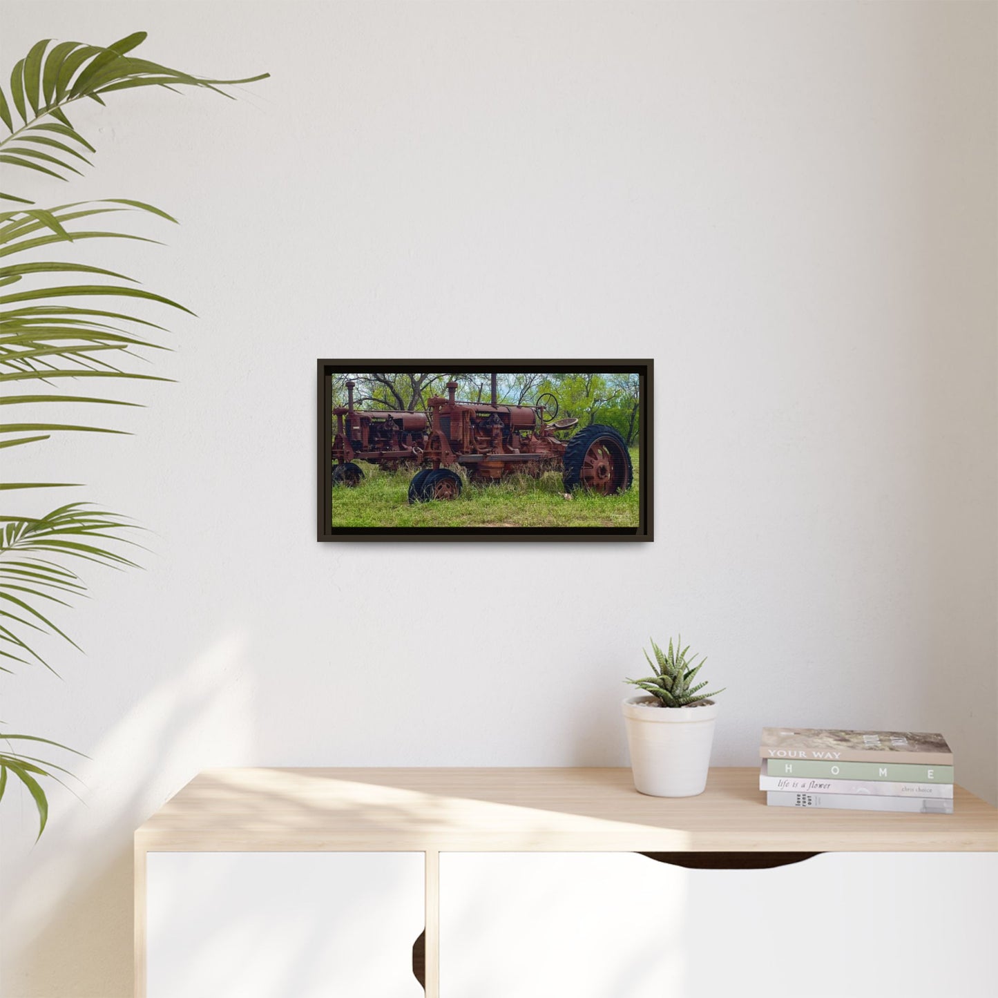 Twin Tractors, Gallery Canvas Wraps, Vertical Frame