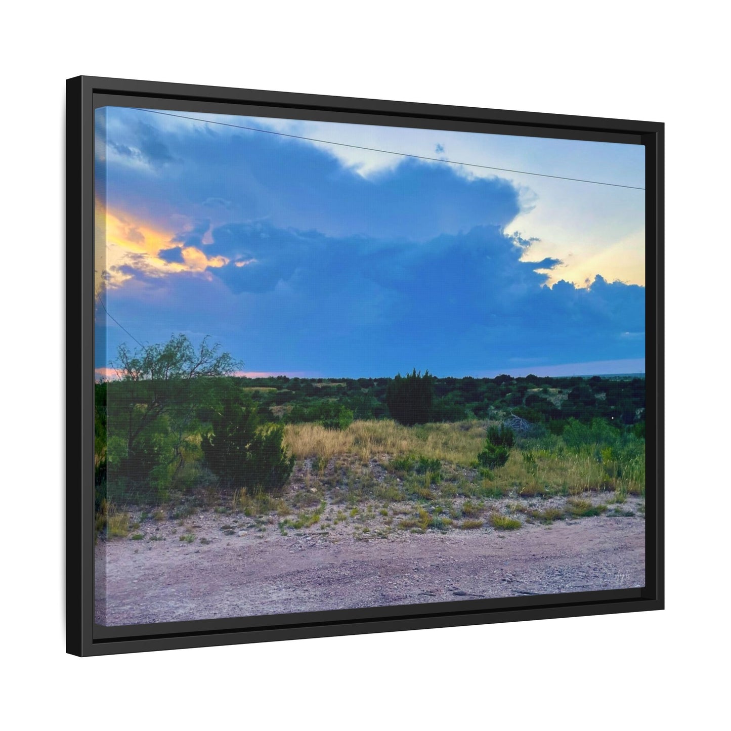 Cloudy Sunset, Gallery Canvas Wraps, Horizontal Frame