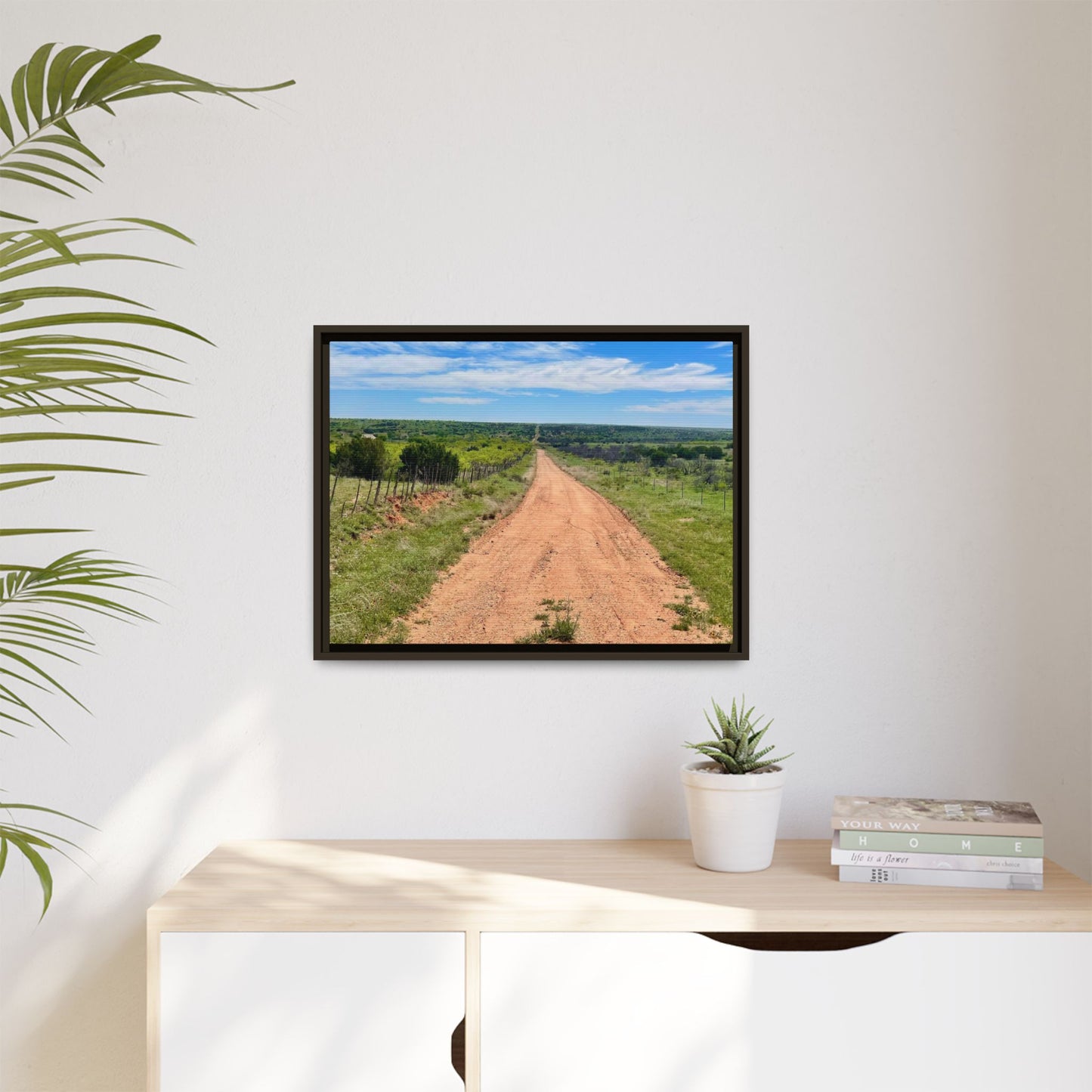 Bird Ranch Road, Matte Canvas, Framed (Multi-color)
