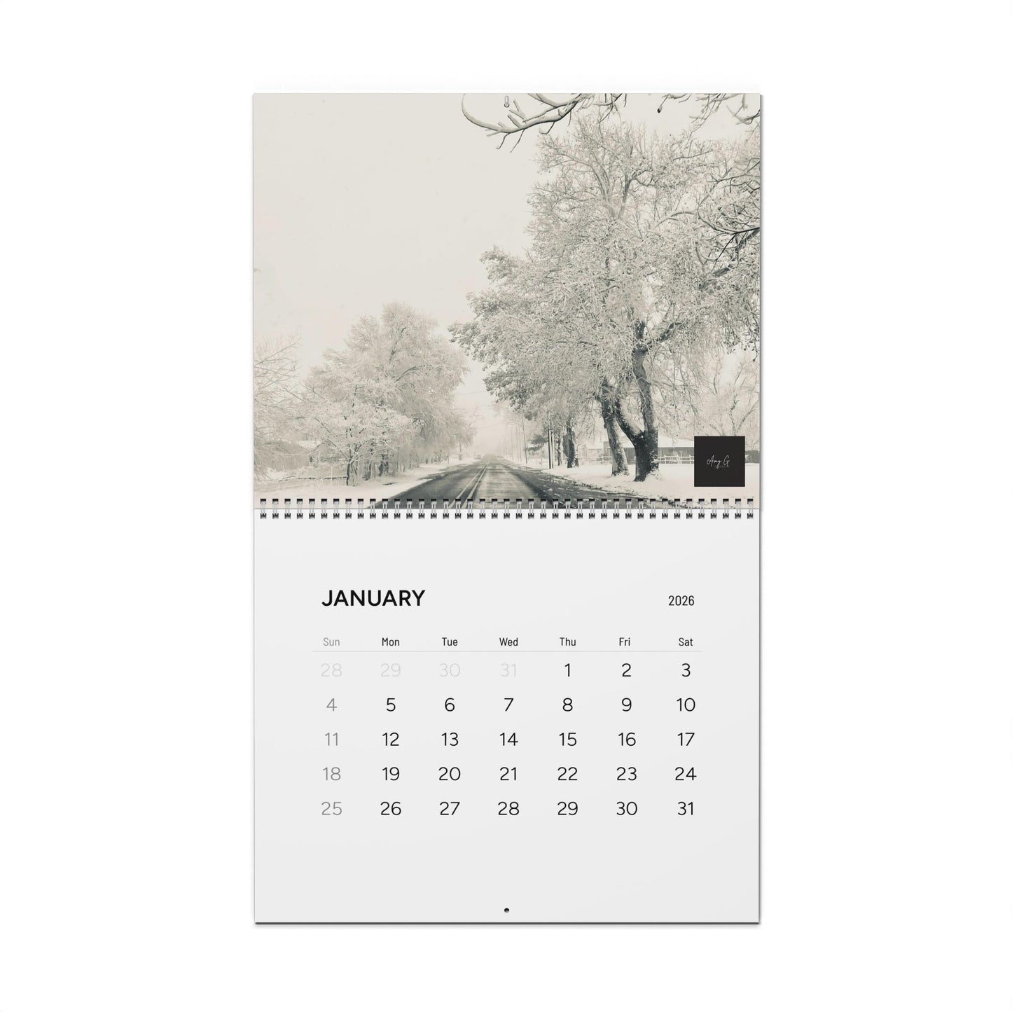 Amy G Bearden, Wall Calendars (2026)