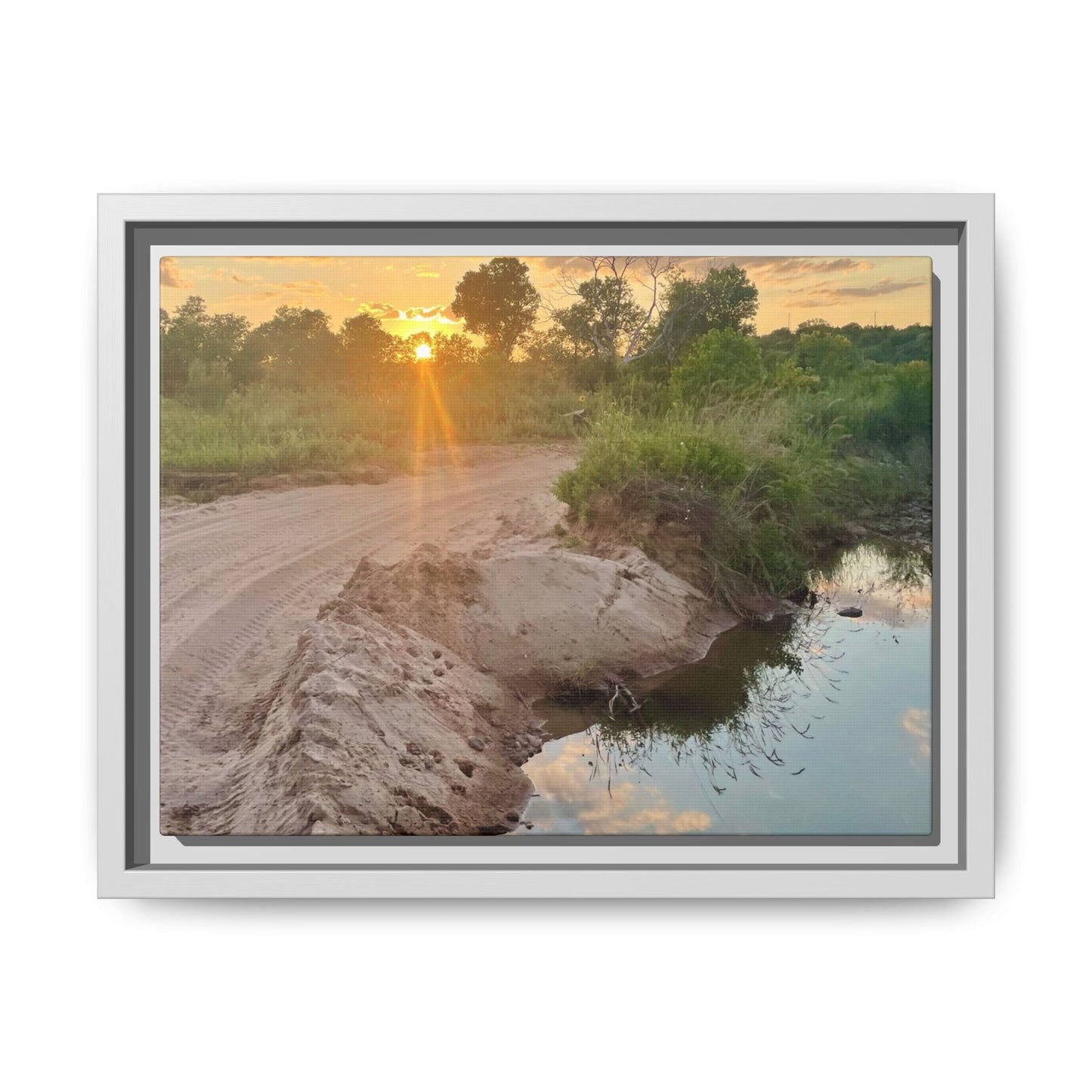 Matte Canvas, Framed (Multi-color)