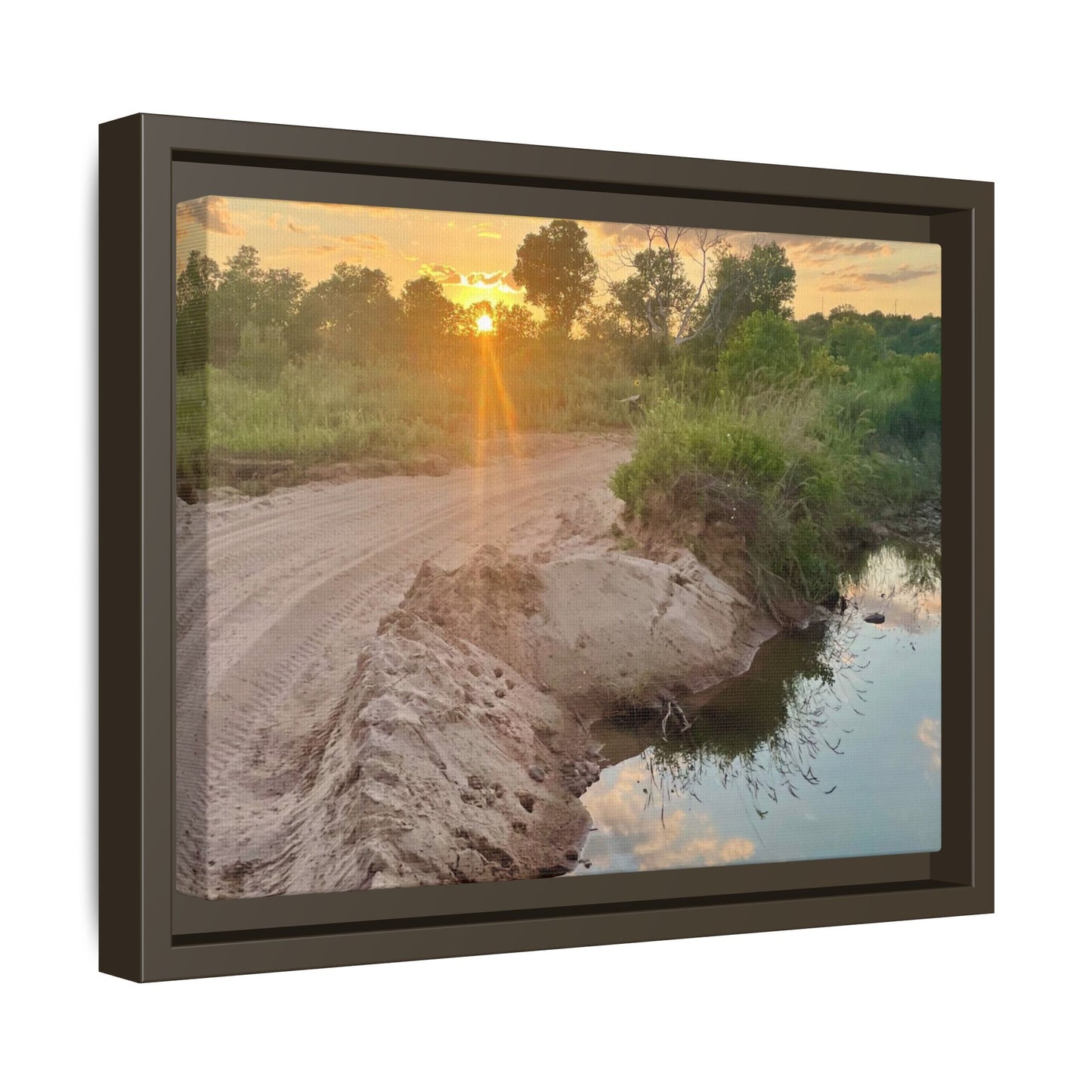 Matte Canvas, Framed (Multi-color)