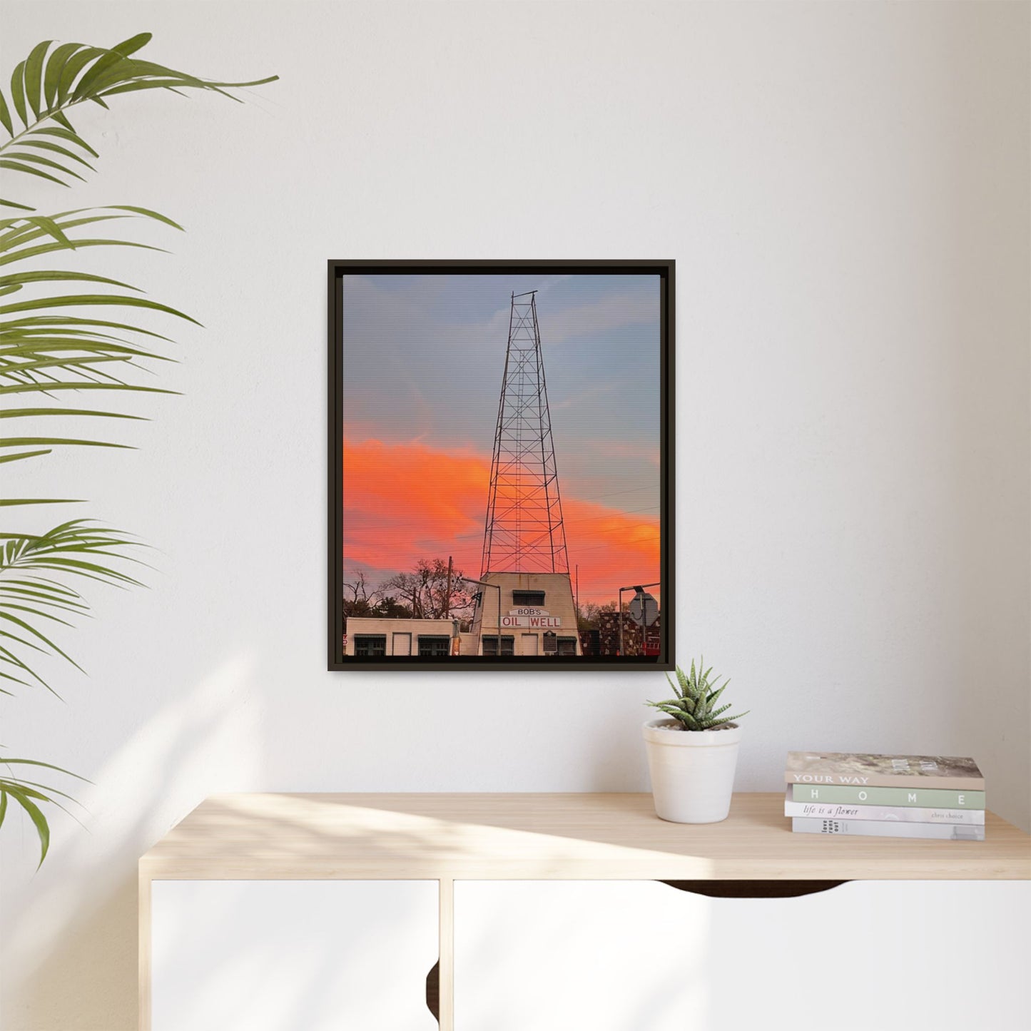 Bob's Oil Well, Gallery Canvas Wraps, Vertical Frame